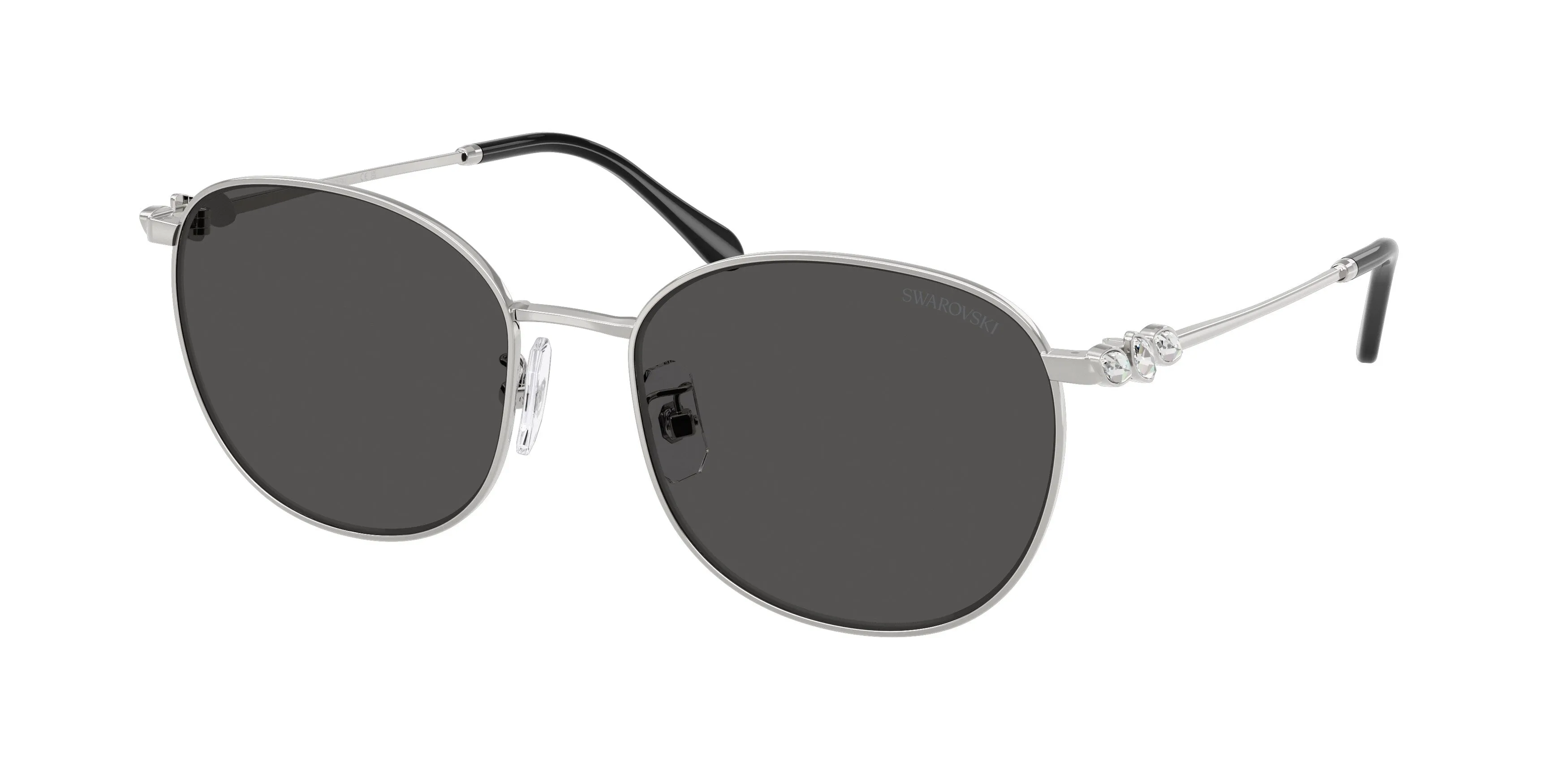 Swarovski SK7050D 400187 Occhiali da sole Metallo Argento Grigio Pantos Normale - immagine 1