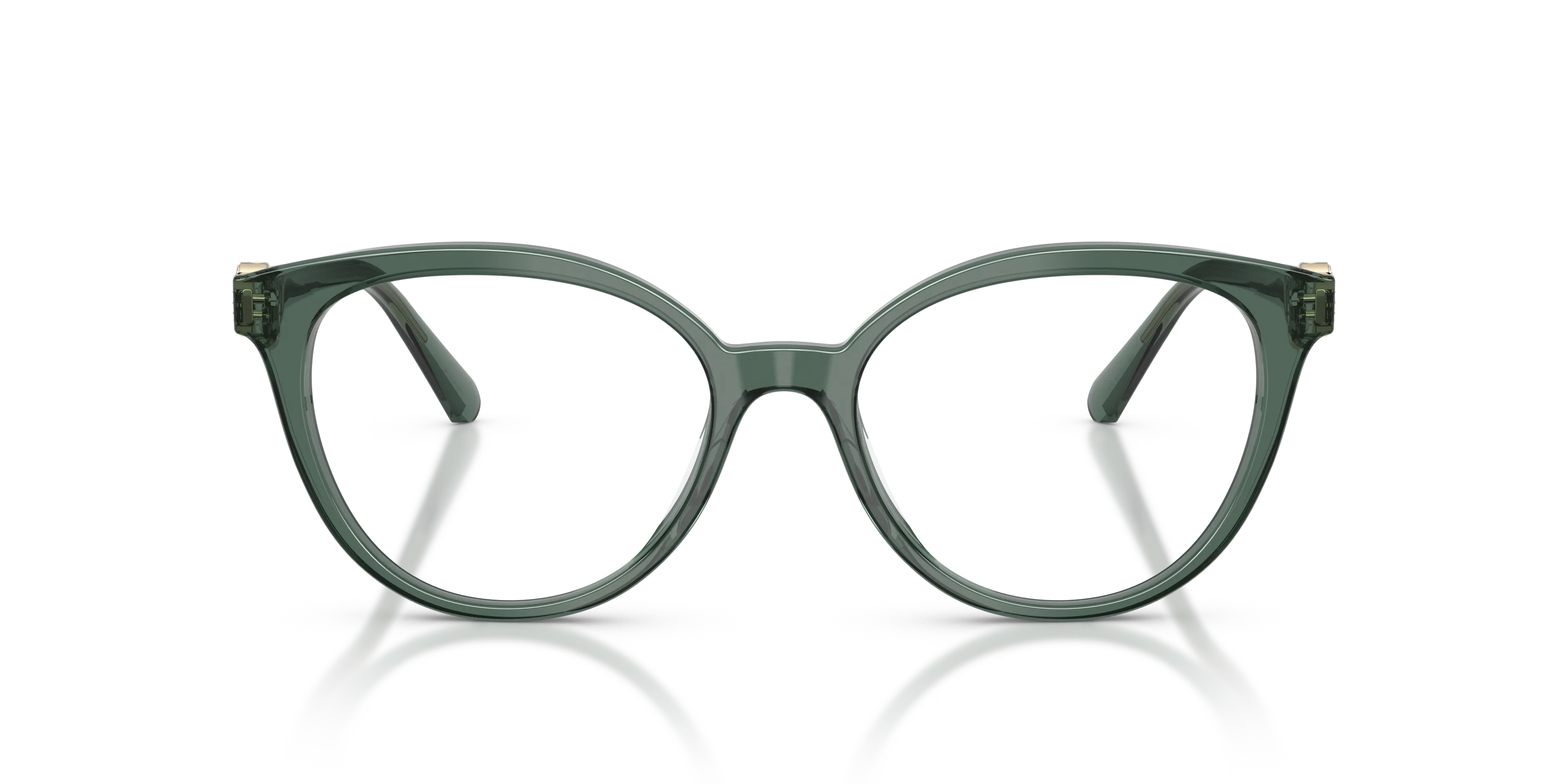 Swarovski SK2078 1043 Montature da vista Acetato Verde Trasparente Pantos Normale - immagine 3