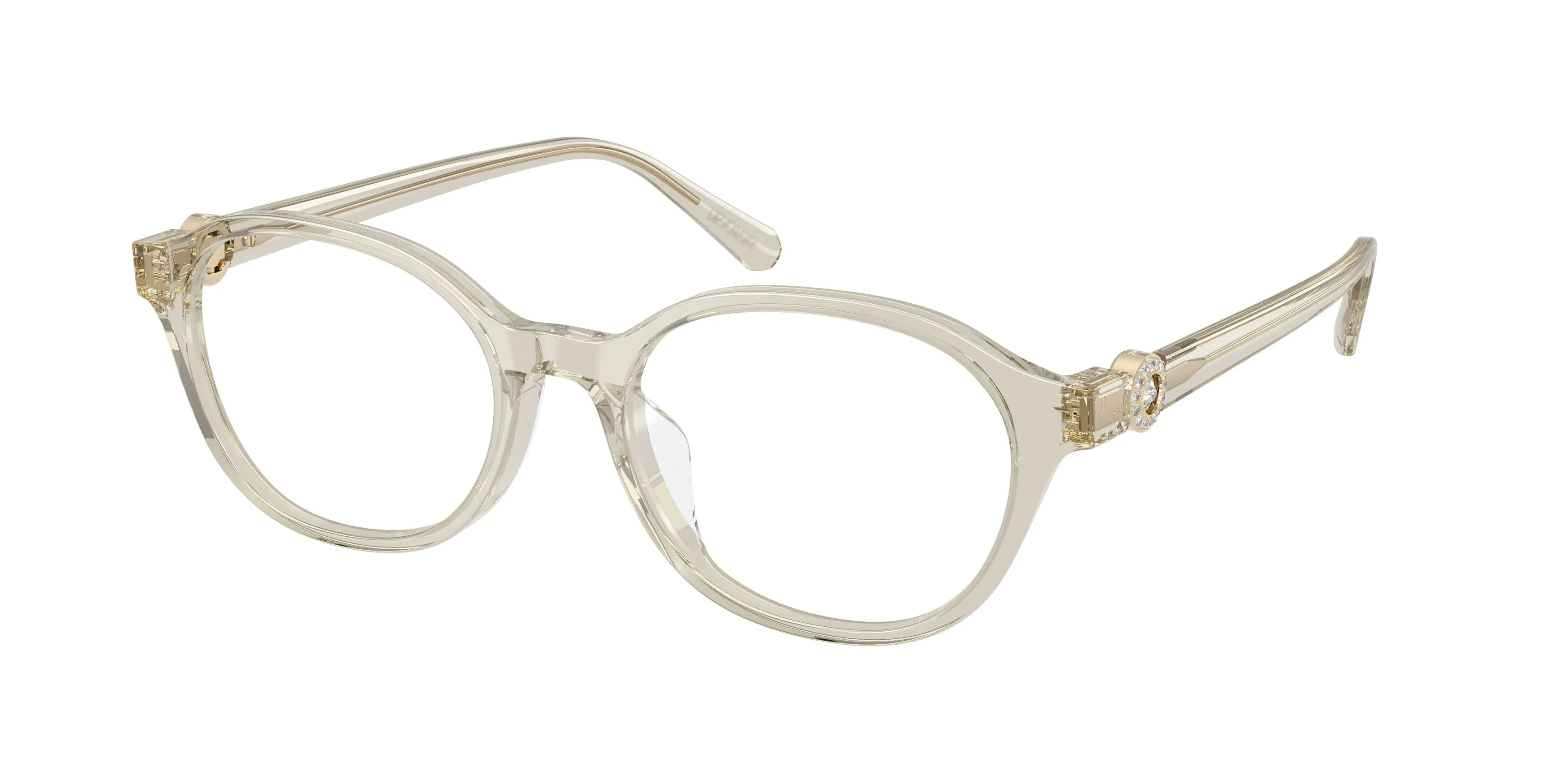 Swarovski SK2077D 3003 Montature da vista Acetato Marrone Trasparente Pantos Normale - immagine 1