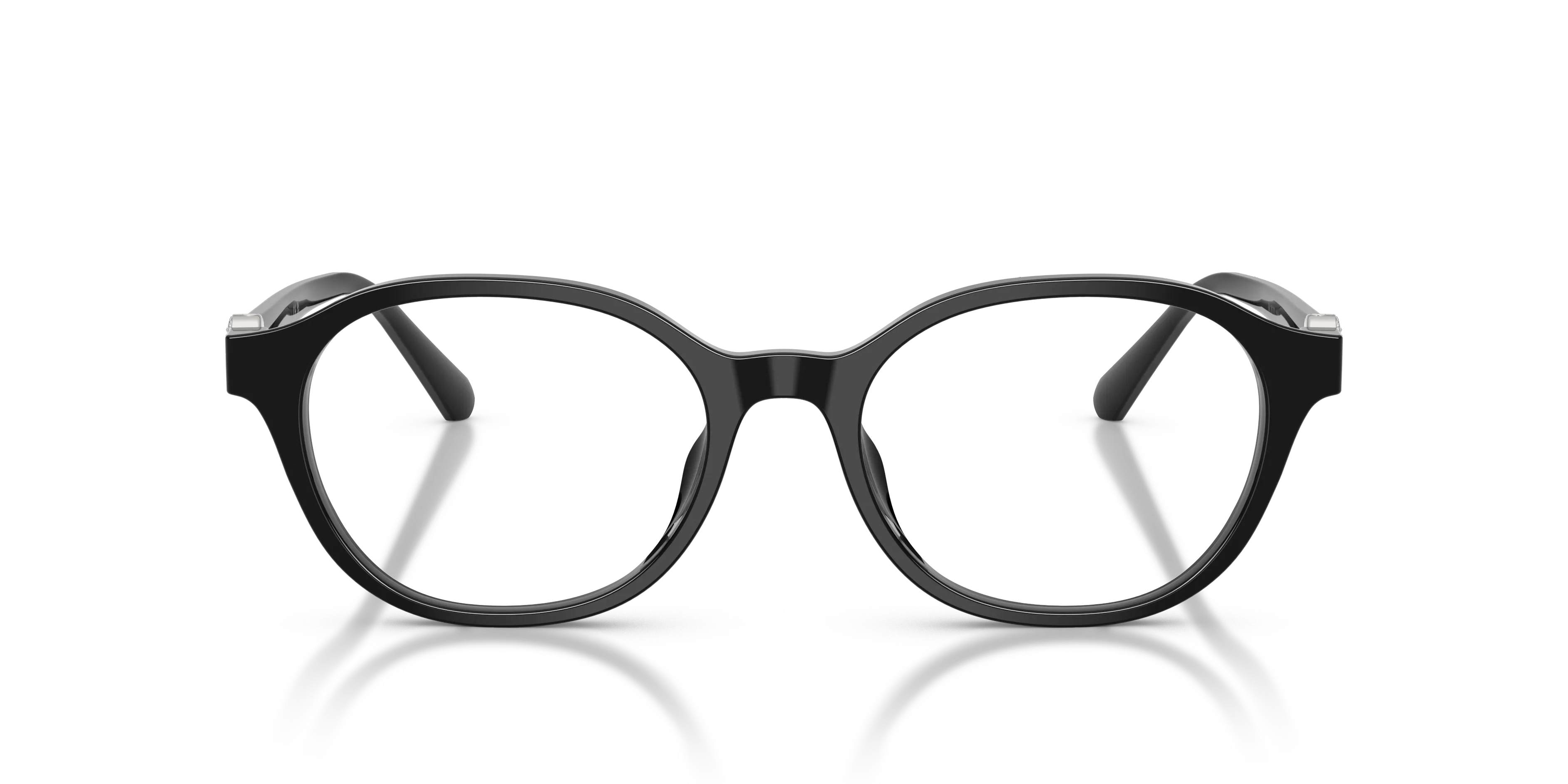 Swarovski SK2077D 1038 Montature da vista Acetato Nero Trasparente Pantos Normale - immagine 3