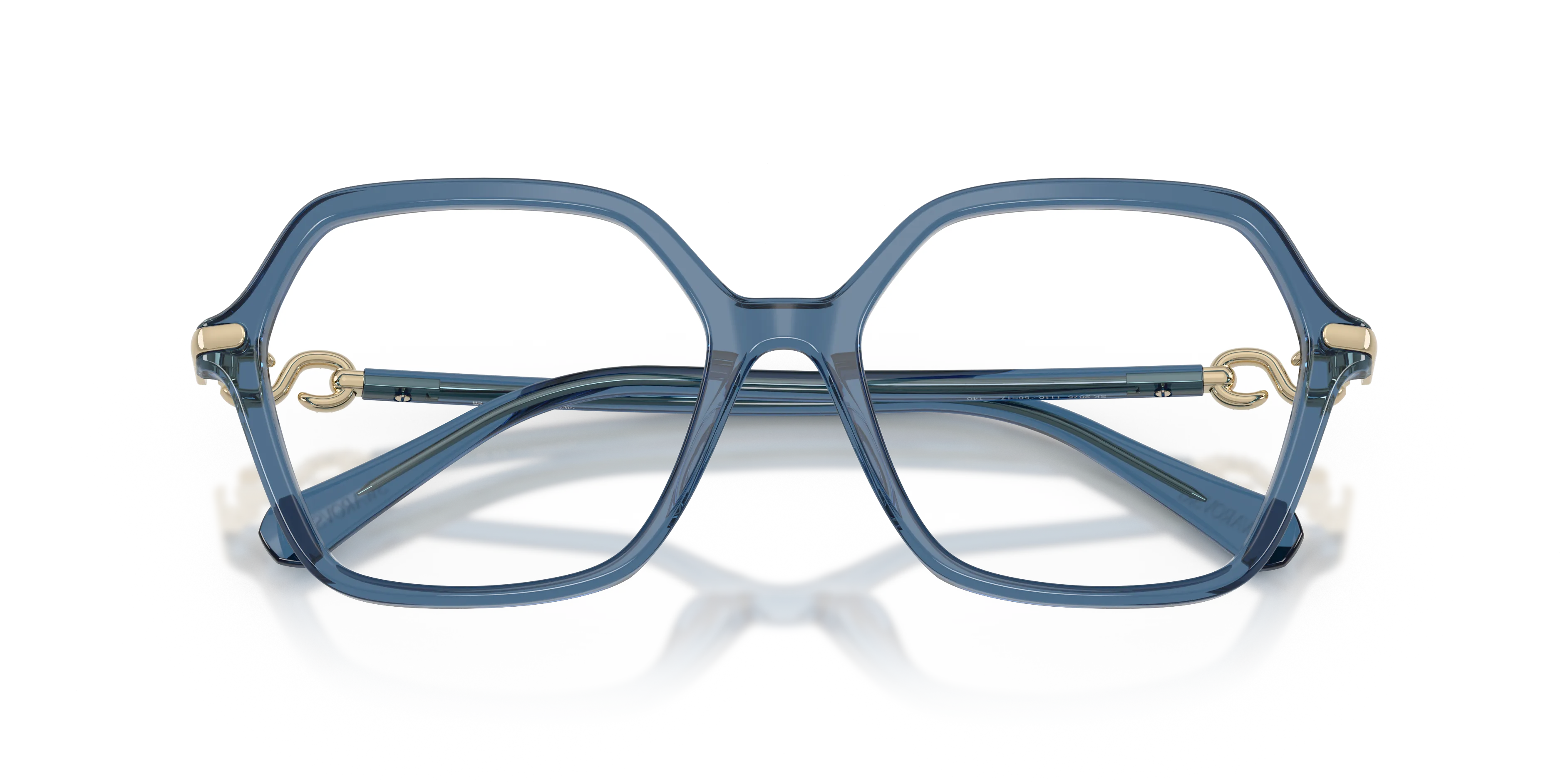 Swarovski SK2075 1110 Montature da vista Acetato Blu Trasparente Geometrica Normale - immagine 2