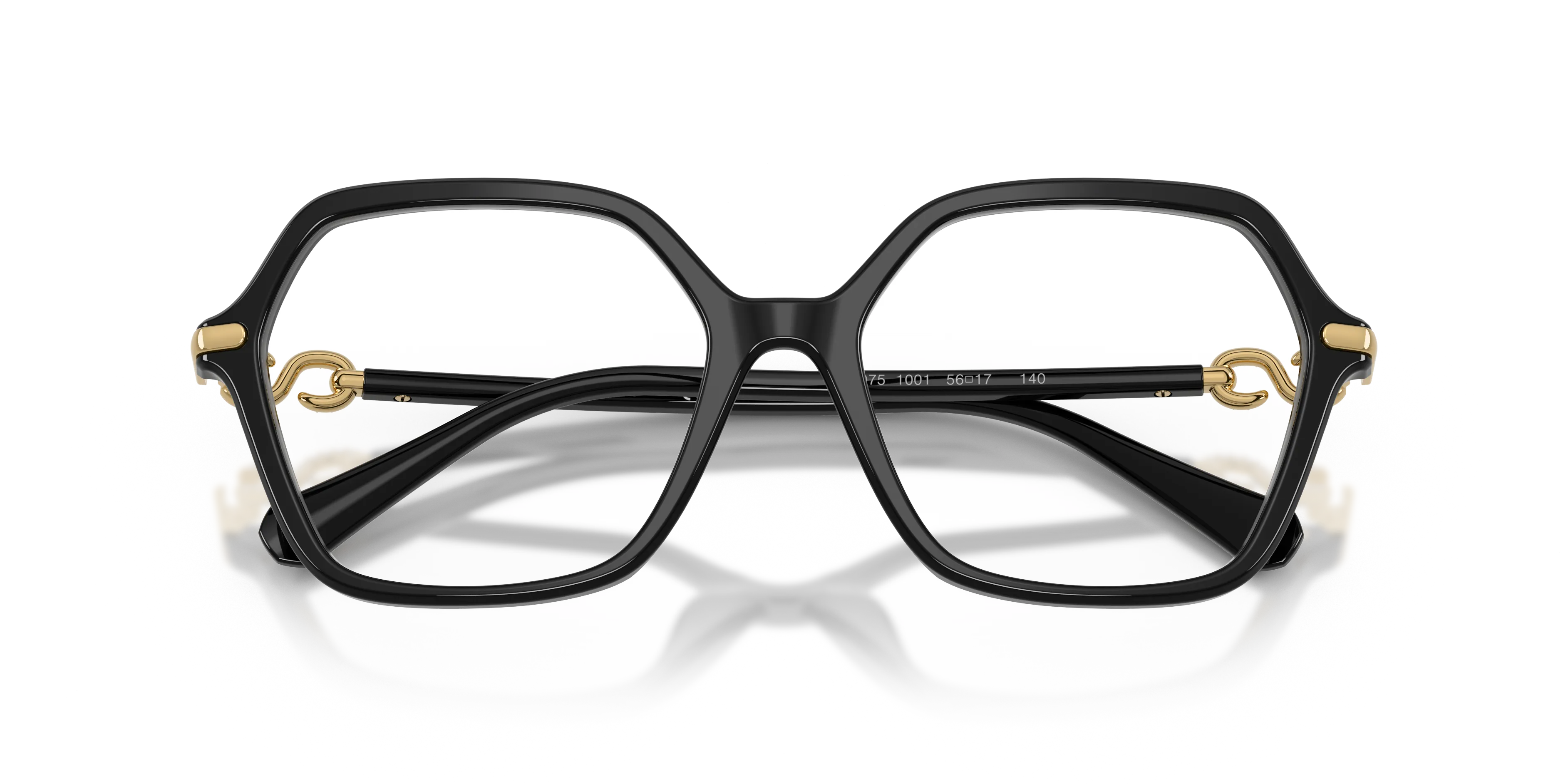 Swarovski SK2075 1001 Montature da vista Acetato Nero Trasparente Geometrica Normale - immagine 2