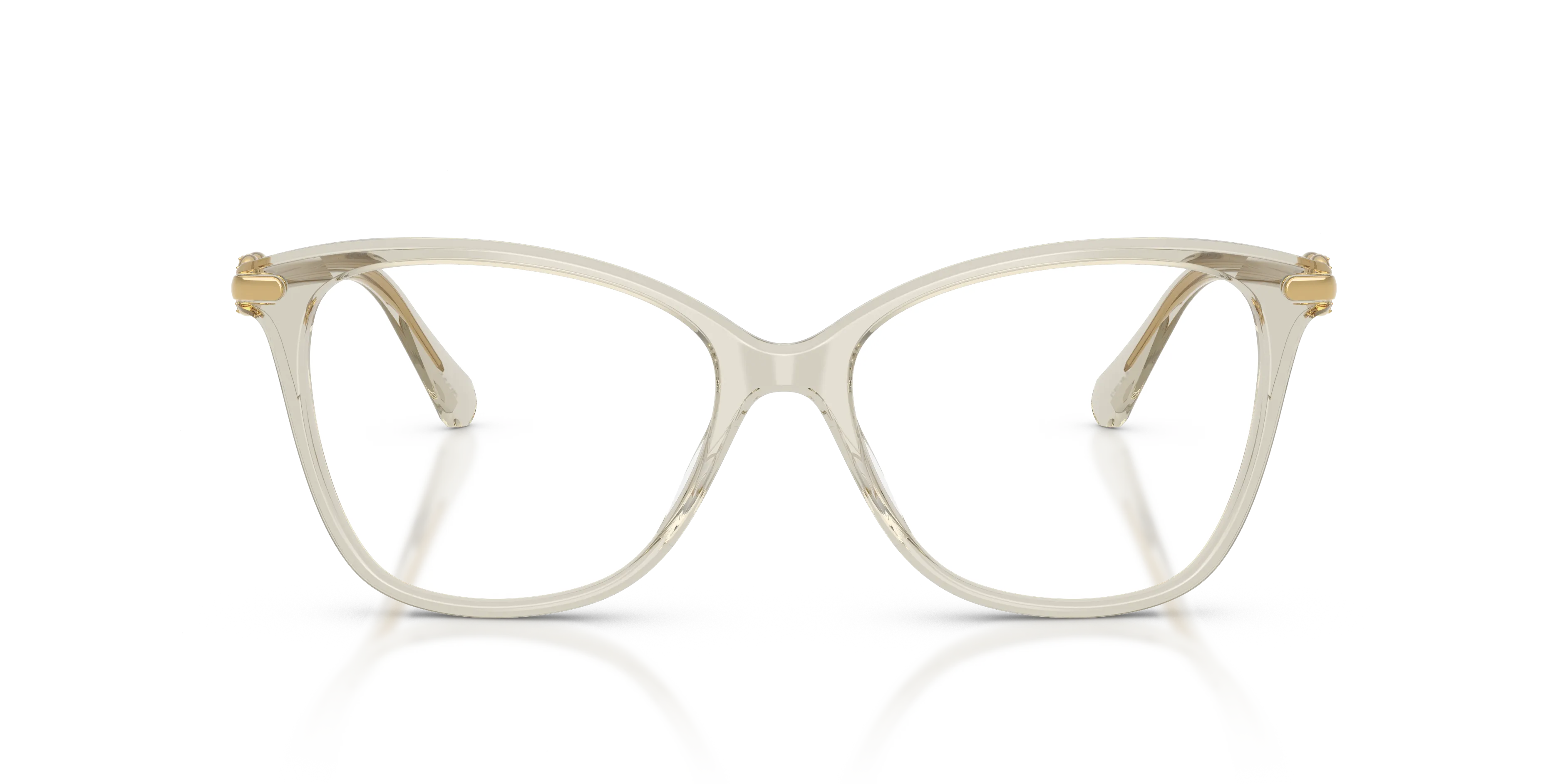 Swarovski SK2074 3003 Montature da vista Acetato Marrone Trasparente Cat Eye Normale - immagine 3