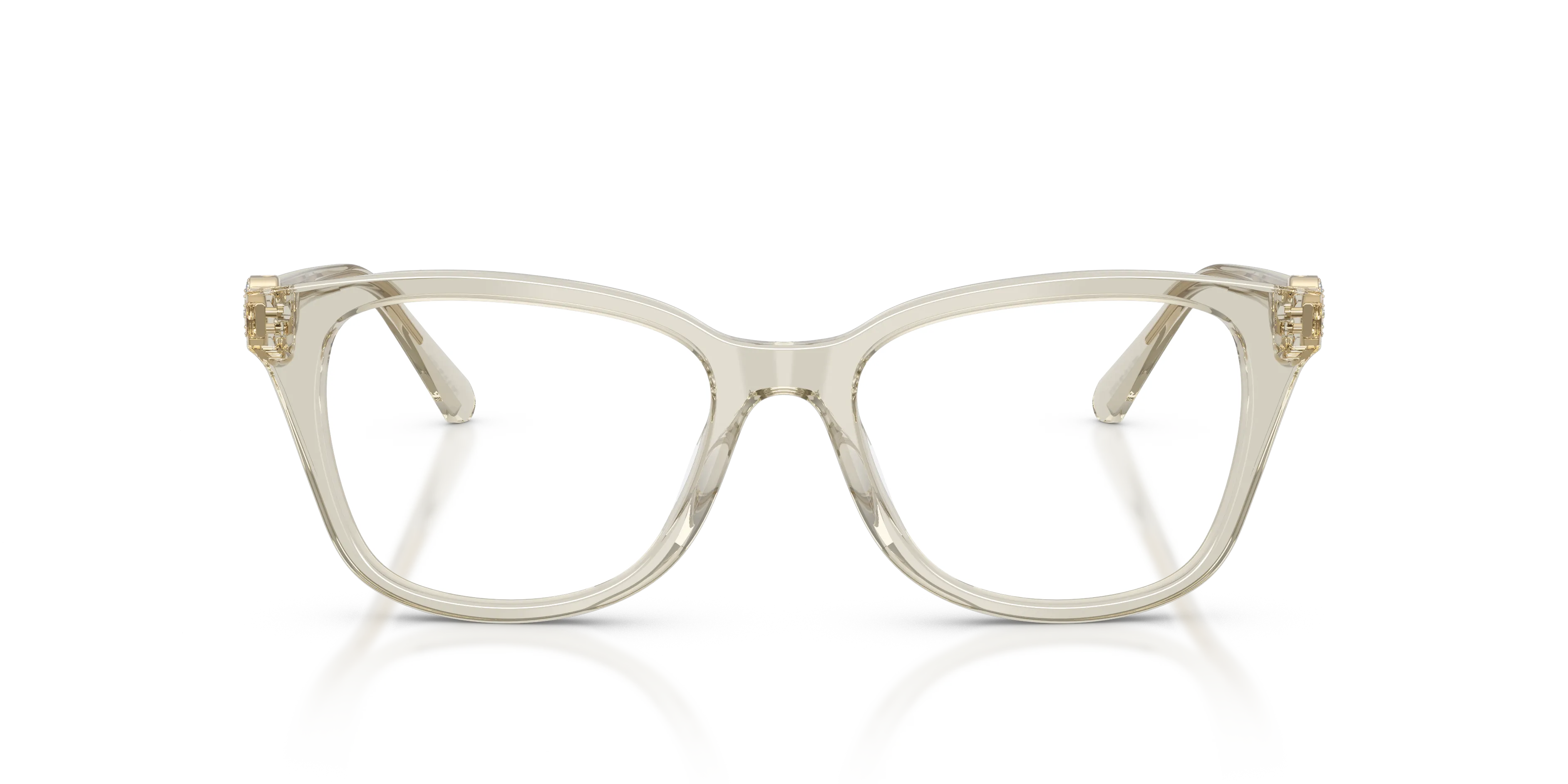 Swarovski SK2073 3003 Montature da vista Acetato Marrone Trasparente Pillow Normale - immagine 3
