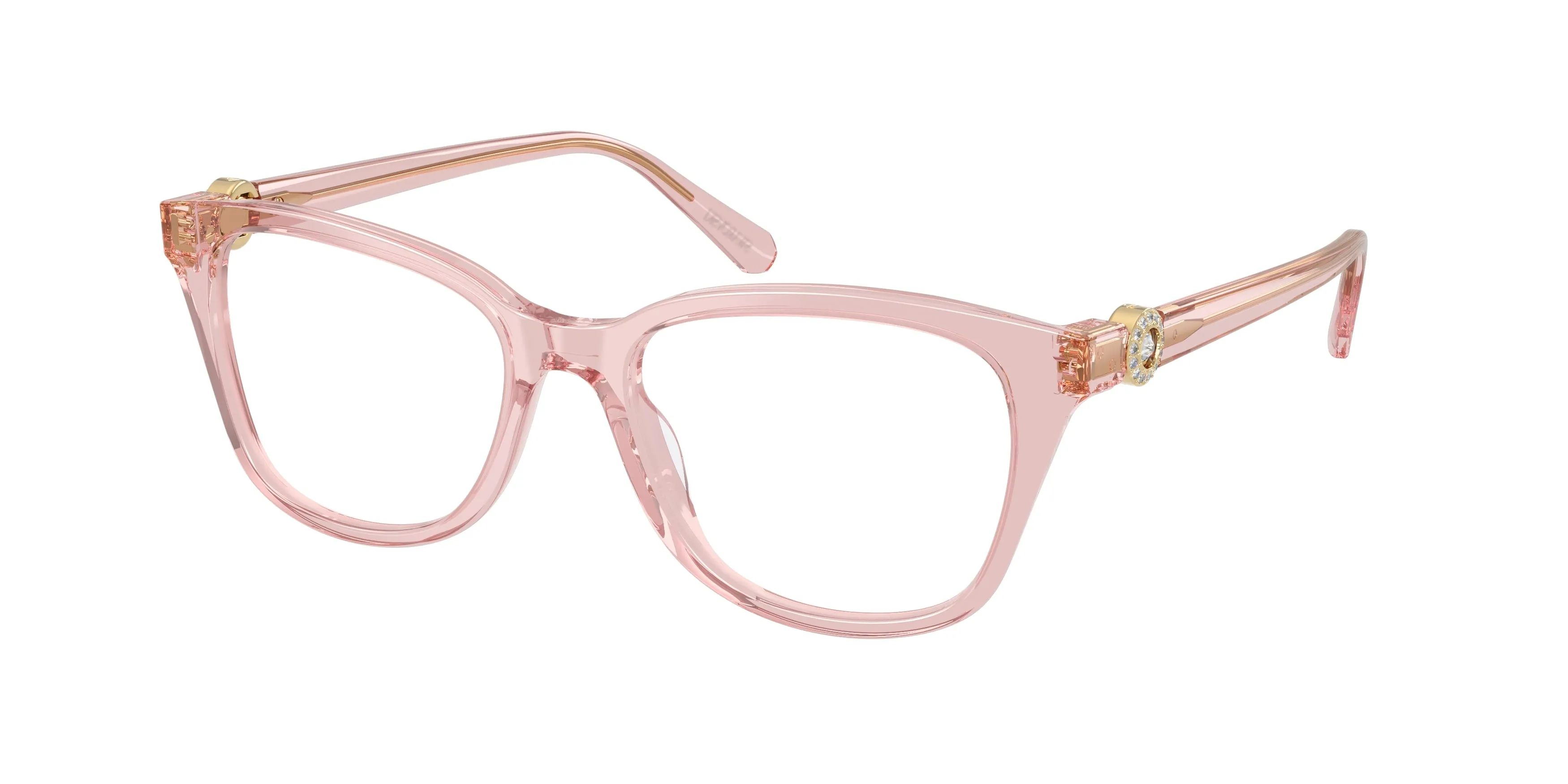 Swarovski SK2073 1105 Montature da vista Acetato Rosa Trasparente Pillow Normale - immagine 1