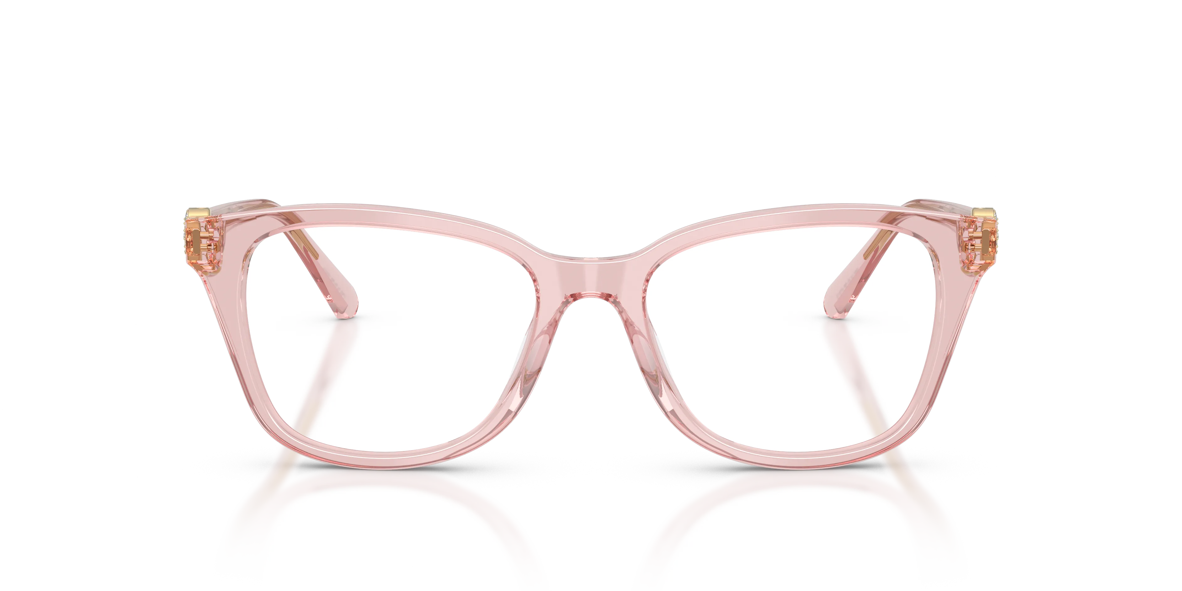 Swarovski SK2073 1105 Montature da vista Acetato Rosa Trasparente Pillow Normale - immagine 3