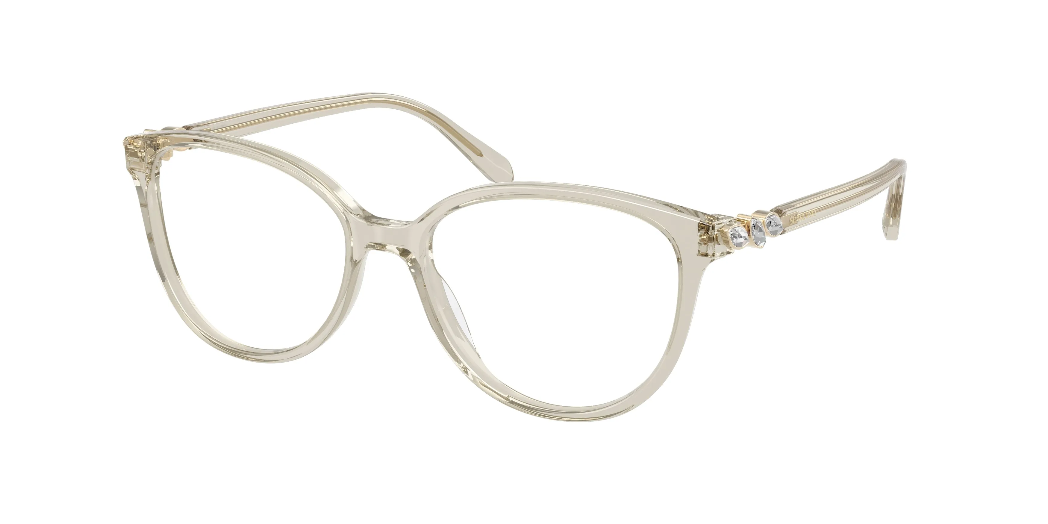 Swarovski SK2070 3003 Montature da vista Acetato Marrone Trasparente Pantos Normale - immagine 1