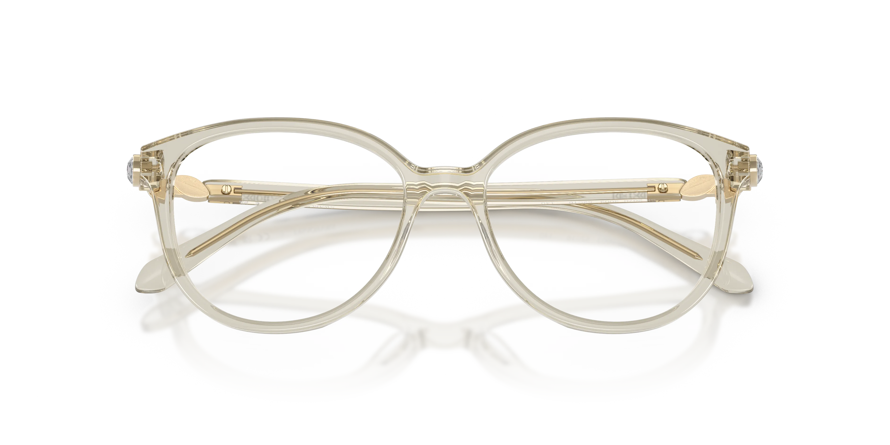 Swarovski SK2070 3003 Montature da vista Acetato Marrone Trasparente Pantos Normale - immagine 2