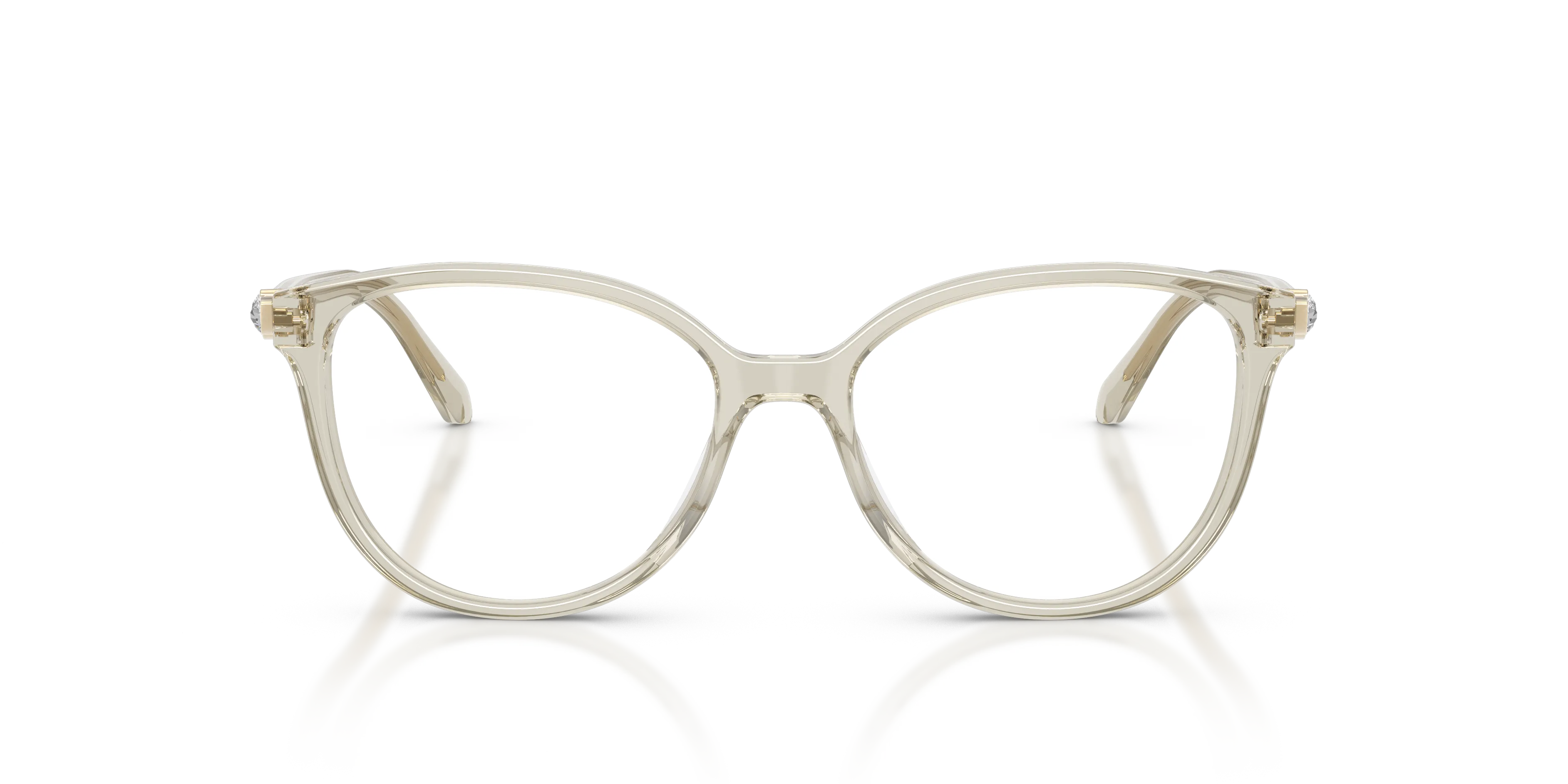 Swarovski SK2070 3003 Montature da vista Acetato Marrone Trasparente Pantos Normale - immagine 3