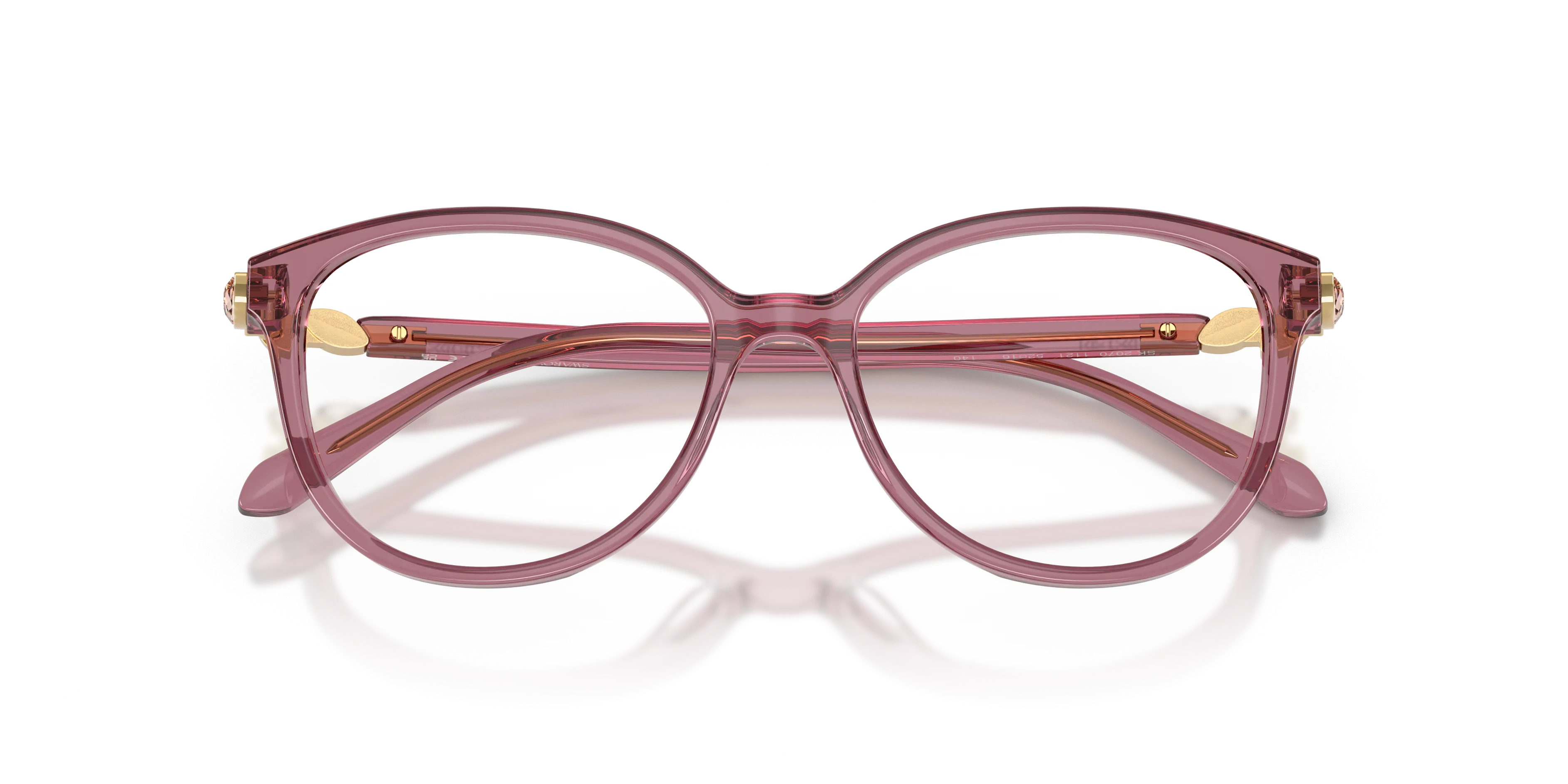 Swarovski SK2070 1121 Montature da vista Acetato Rosa Trasparente Pantos Normale - immagine 2