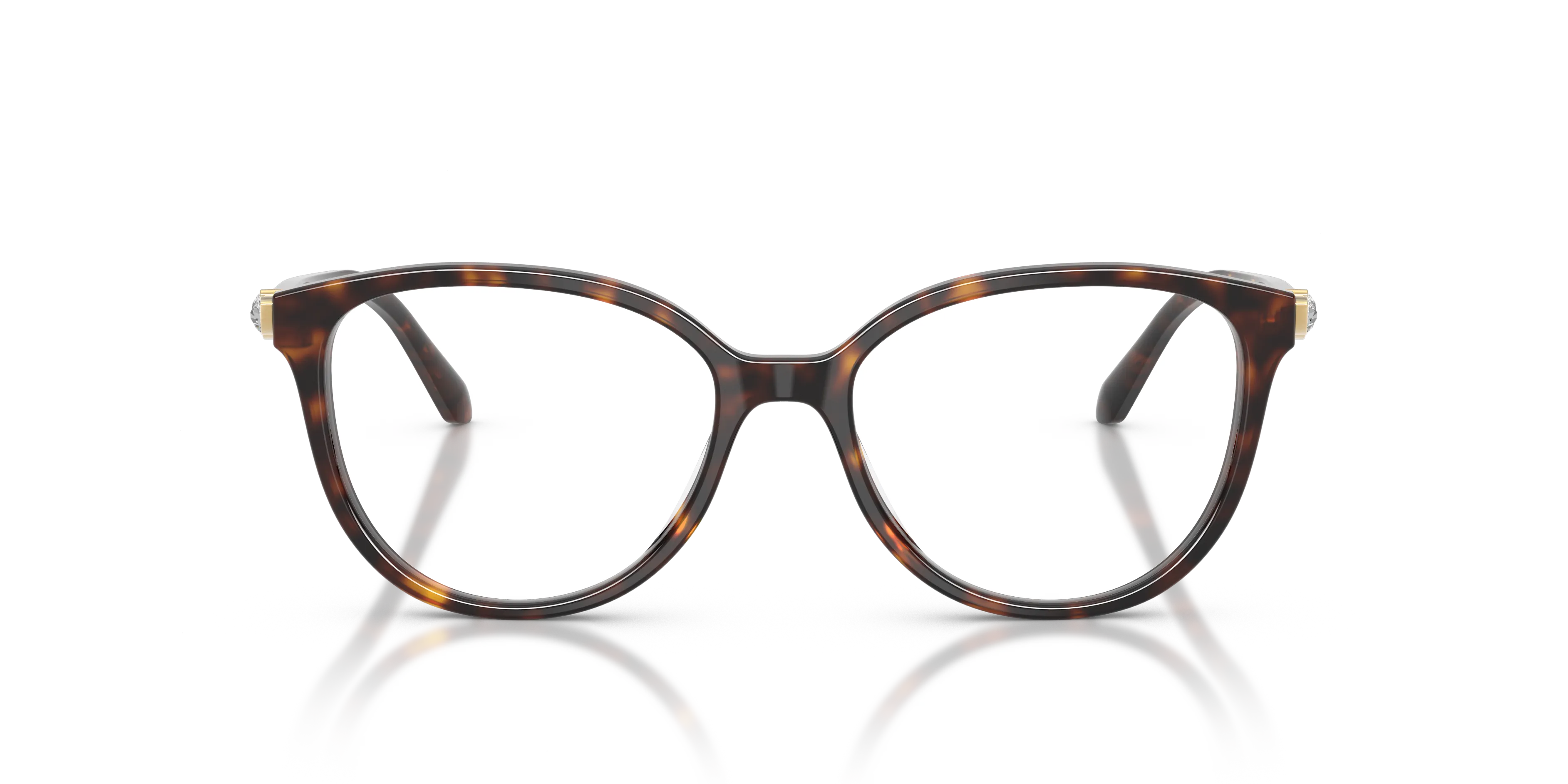 Swarovski SK2070 1002 Montature da vista Acetato Tartaruga Trasparente Pantos Normale - immagine 3