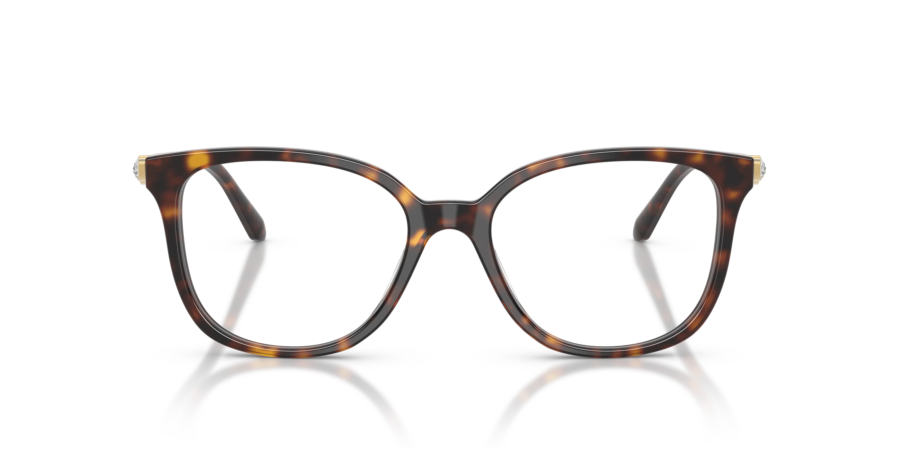Swarovski SK2069 1002 Montature da vista Acetato Tartaruga Trasparente Pantos Normale - immagine 3