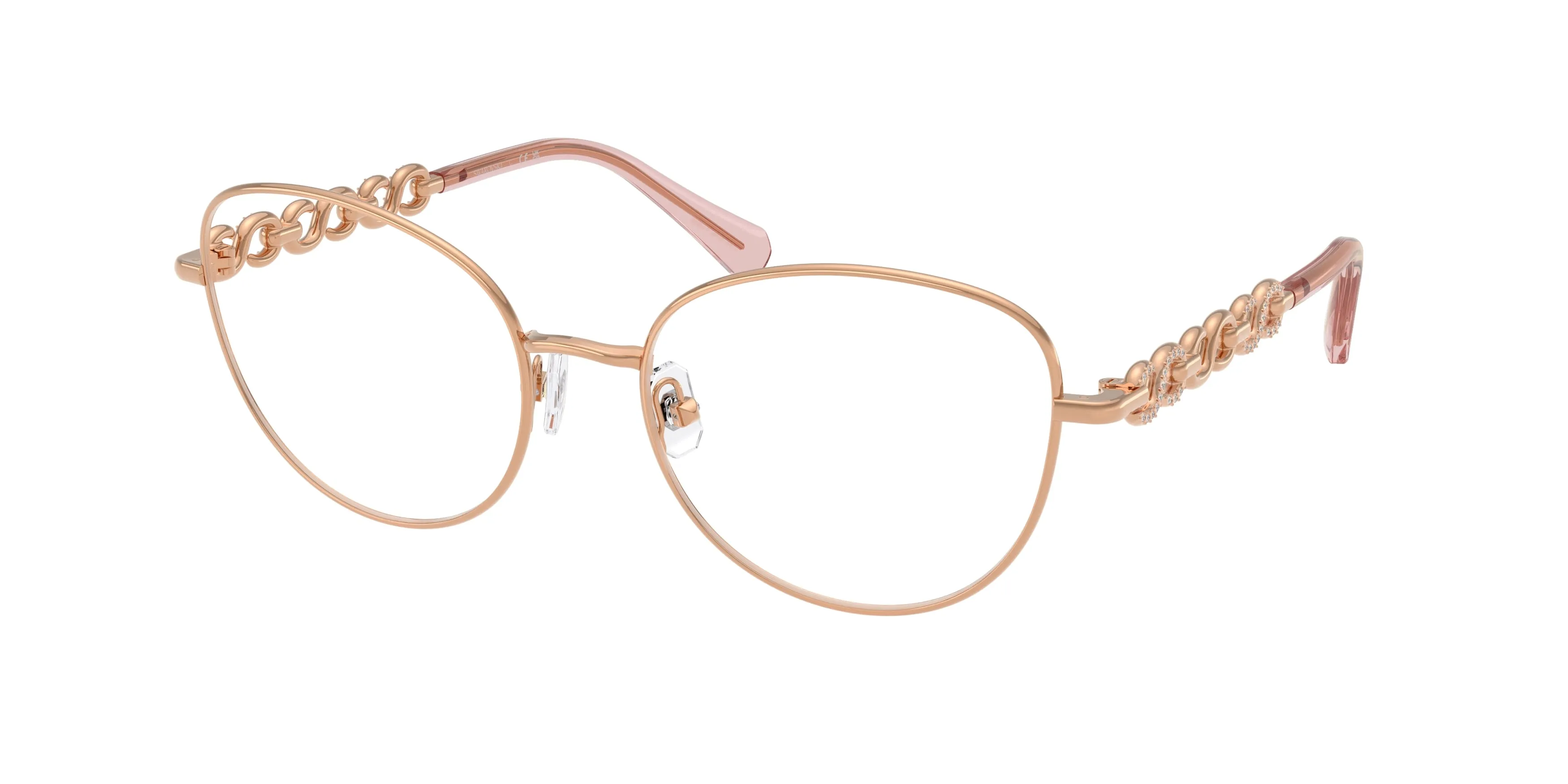 Swarovski SK1044 4014 Montature da vista Metallo Oro Trasparente Pantos Normale - immagine 1