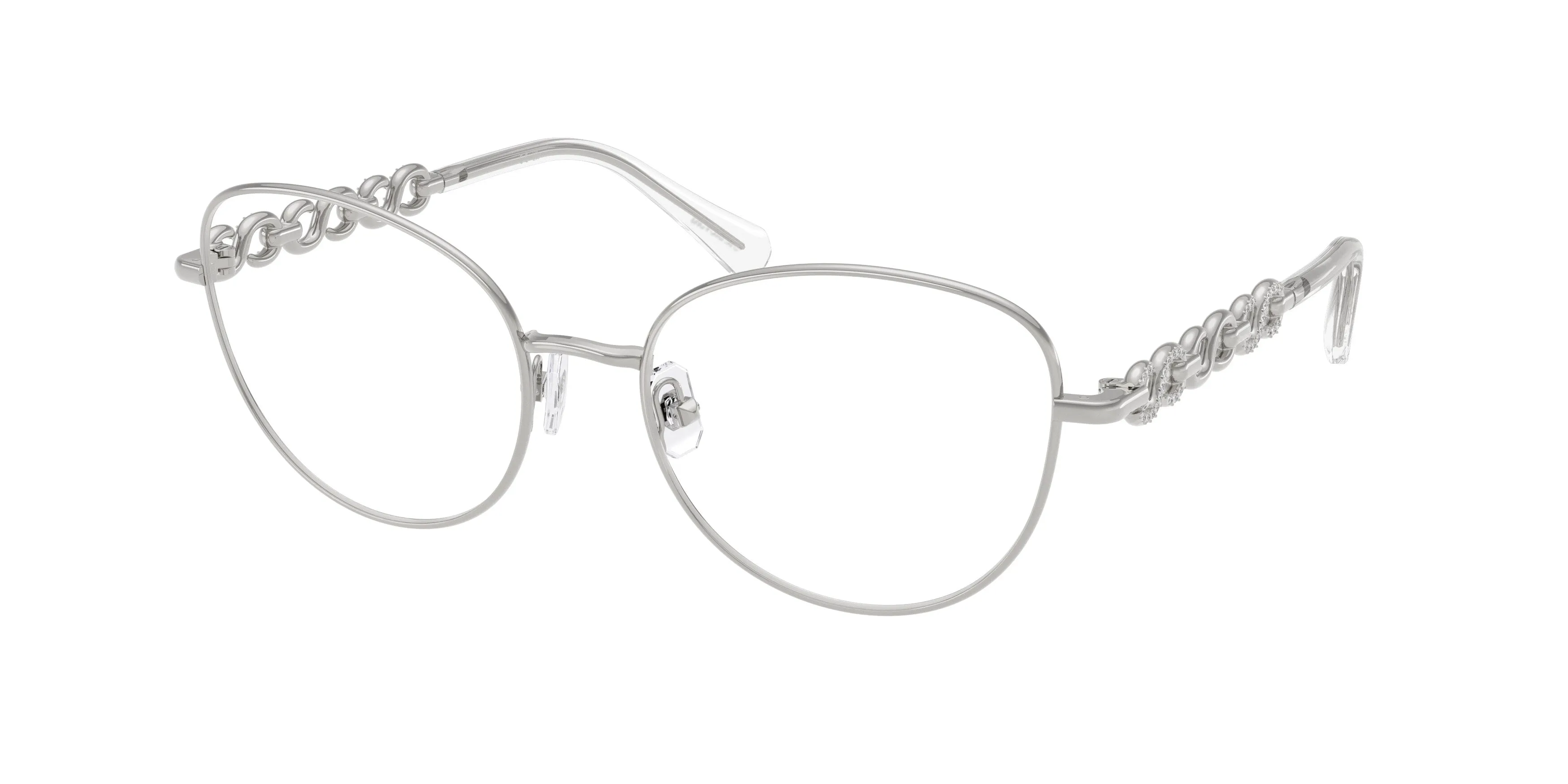 Swarovski SK1044 4001 Montature da vista Metallo Argento Trasparente Pantos Normale - immagine 1