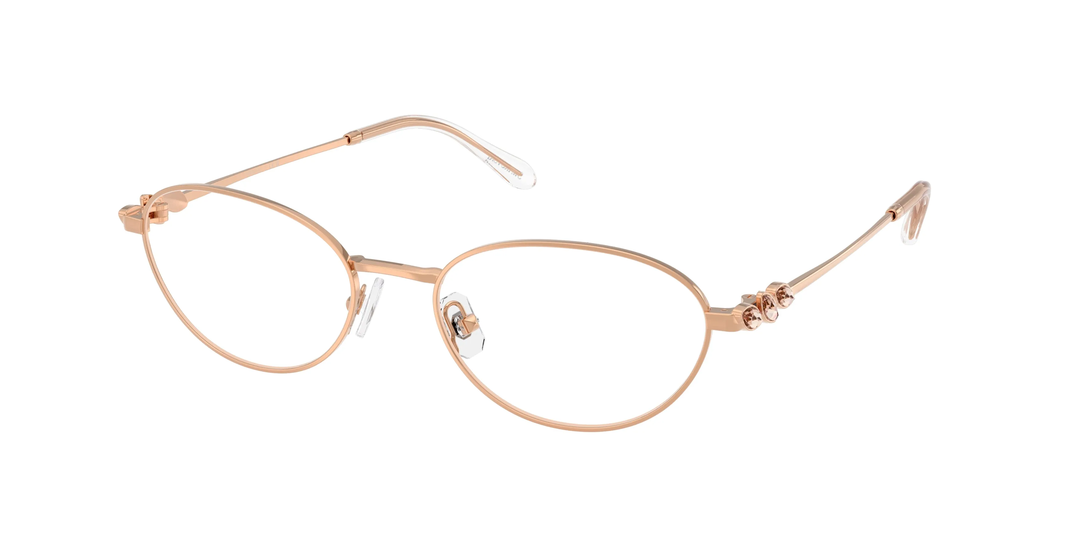 Swarovski SK1043 4014 Montature da vista Metallo Oro Trasparente Rotonda Normale - immagine 1