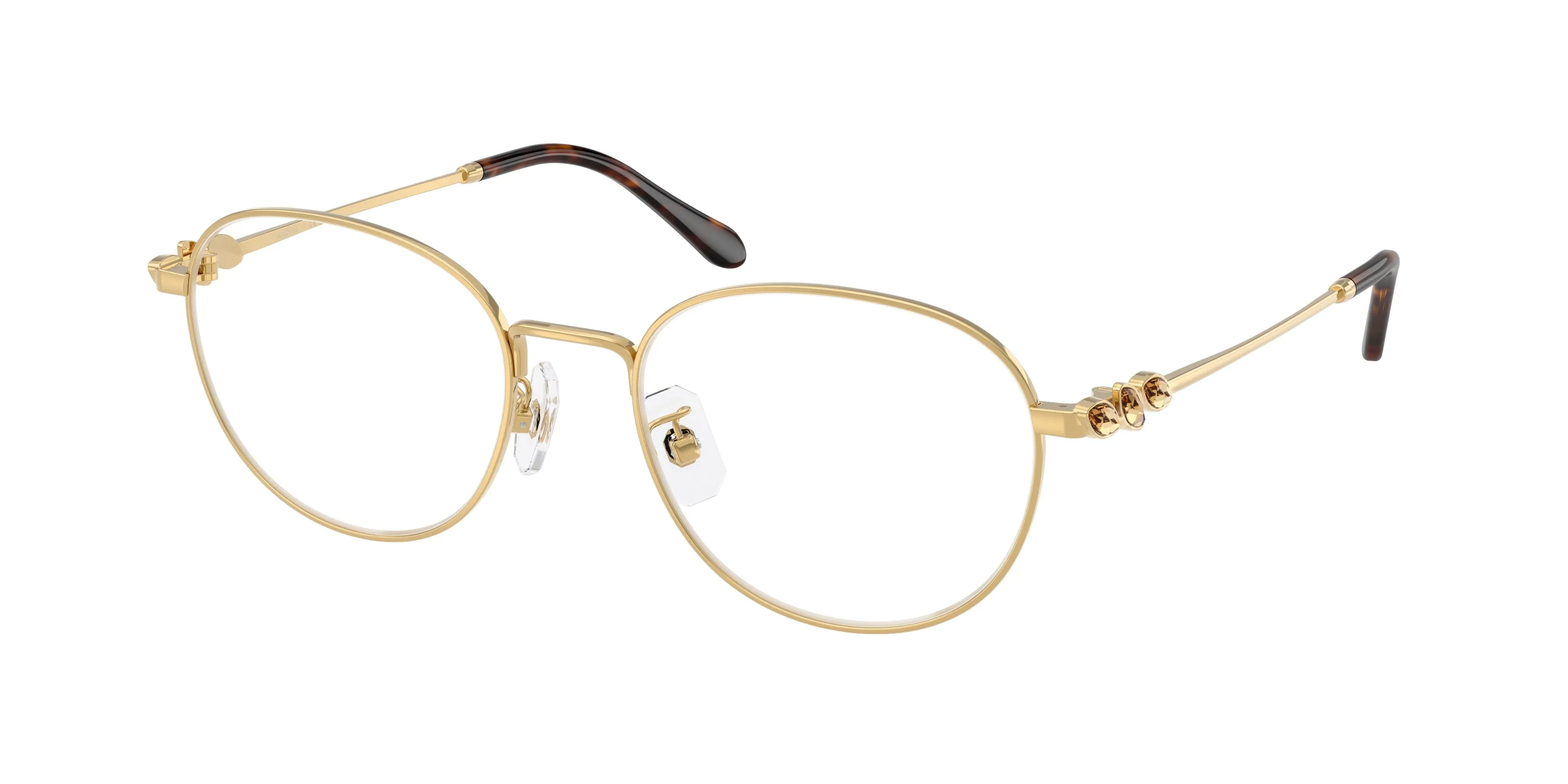 Swarovski SK1042D 4037 Montature da vista Metallo Oro Trasparente Pantos Normale - immagine 1