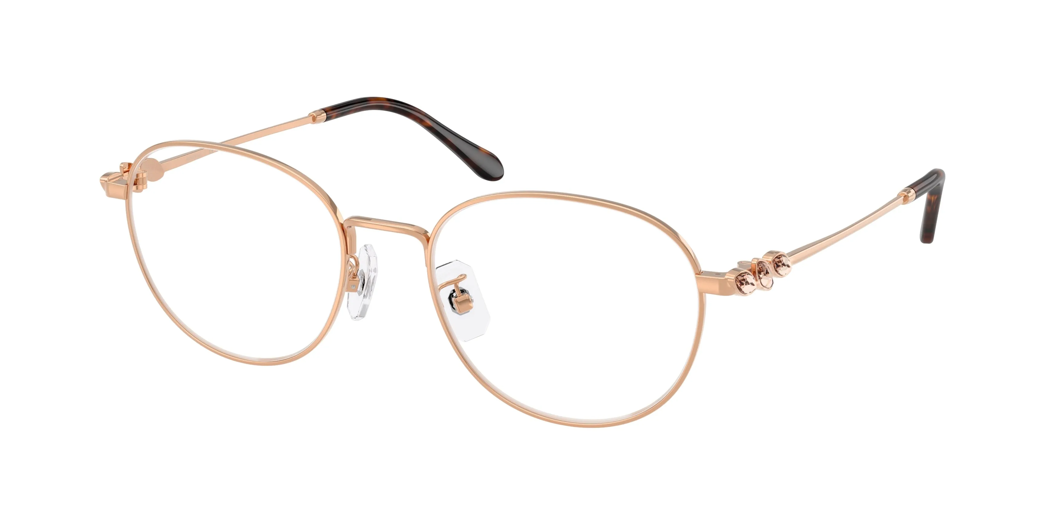Swarovski SK1042D 4014 Montature da vista Metallo Oro Trasparente Pantos Normale - immagine 1