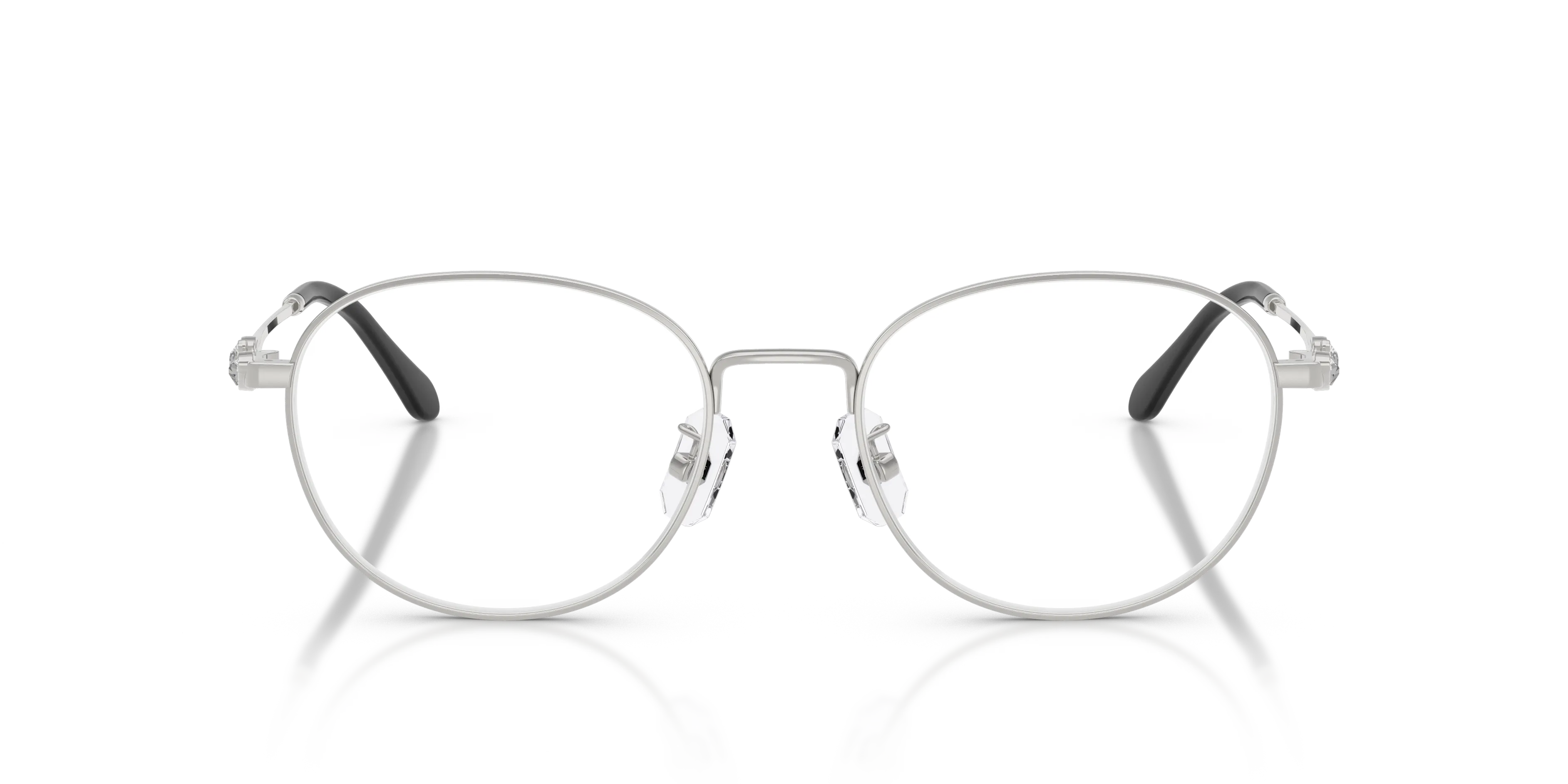 Swarovski SK1042D 4001 Montature da vista Metallo Argento Trasparente Pantos Normale - immagine 3