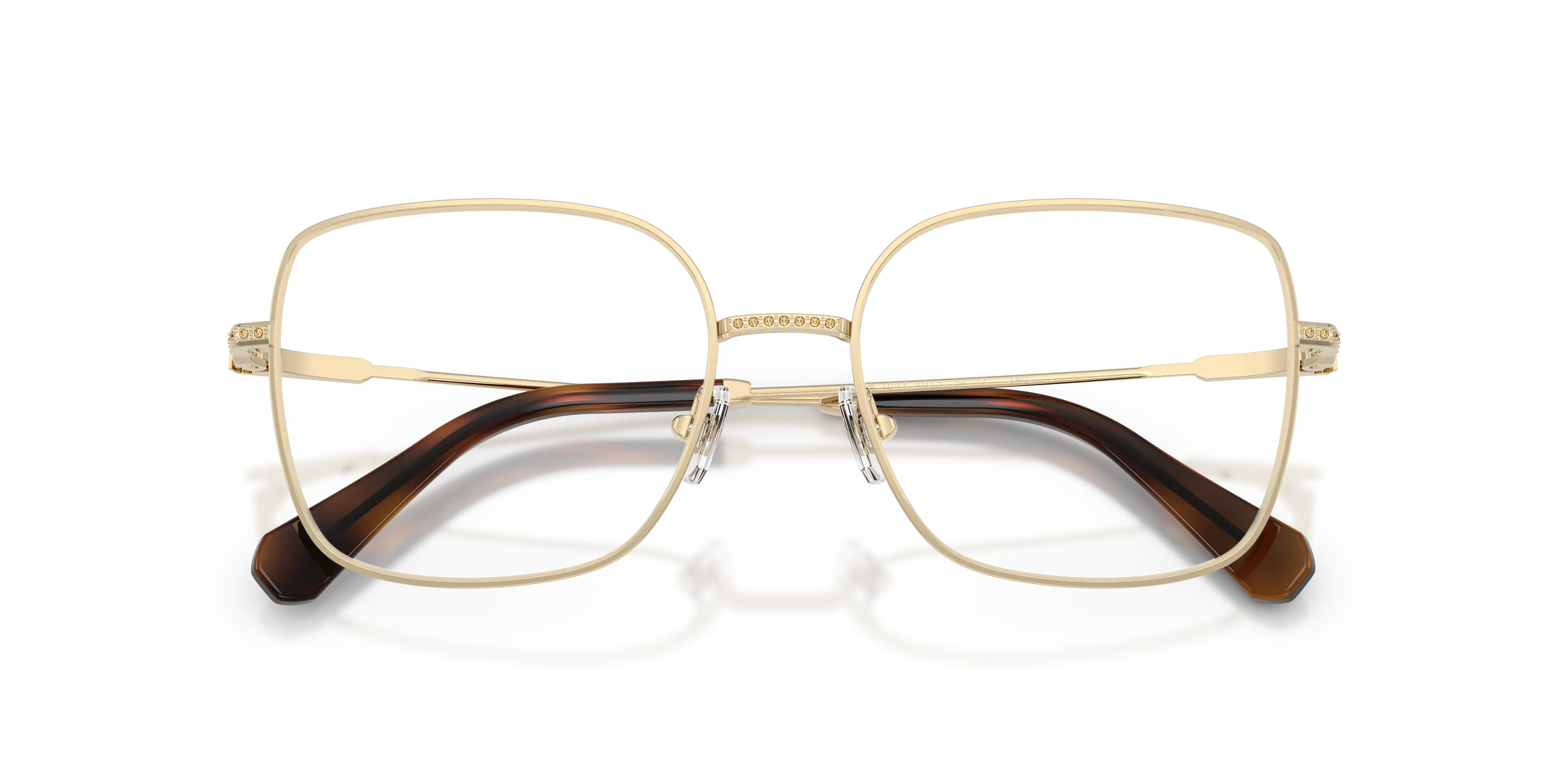 Swarovski SK1041 4013 Montature da vista Metallo Oro Trasparente Squadrata Normale - immagine 2