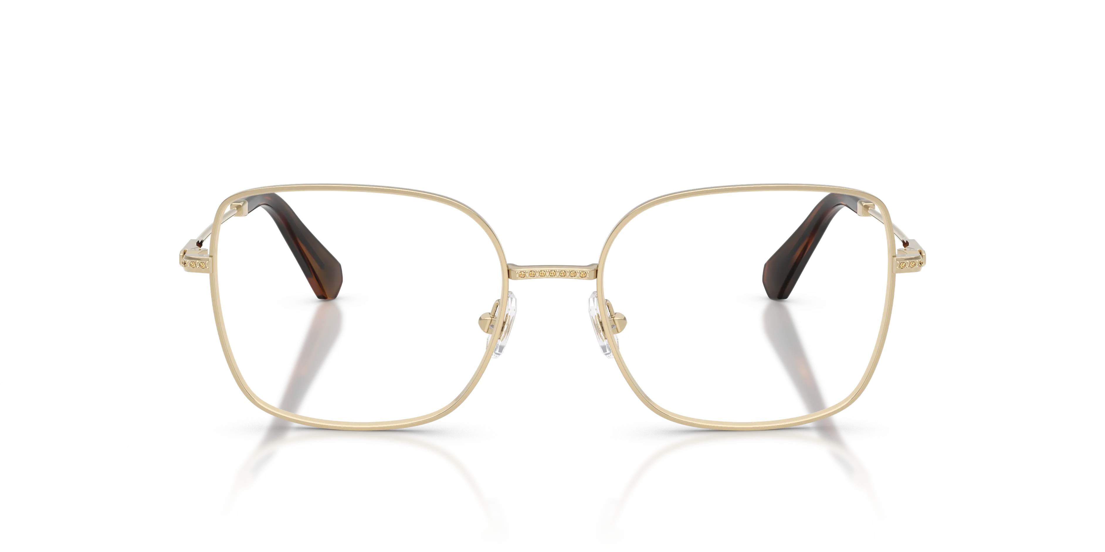 Swarovski SK1041 4013 Montature da vista Metallo Oro Trasparente Squadrata Normale - immagine 3