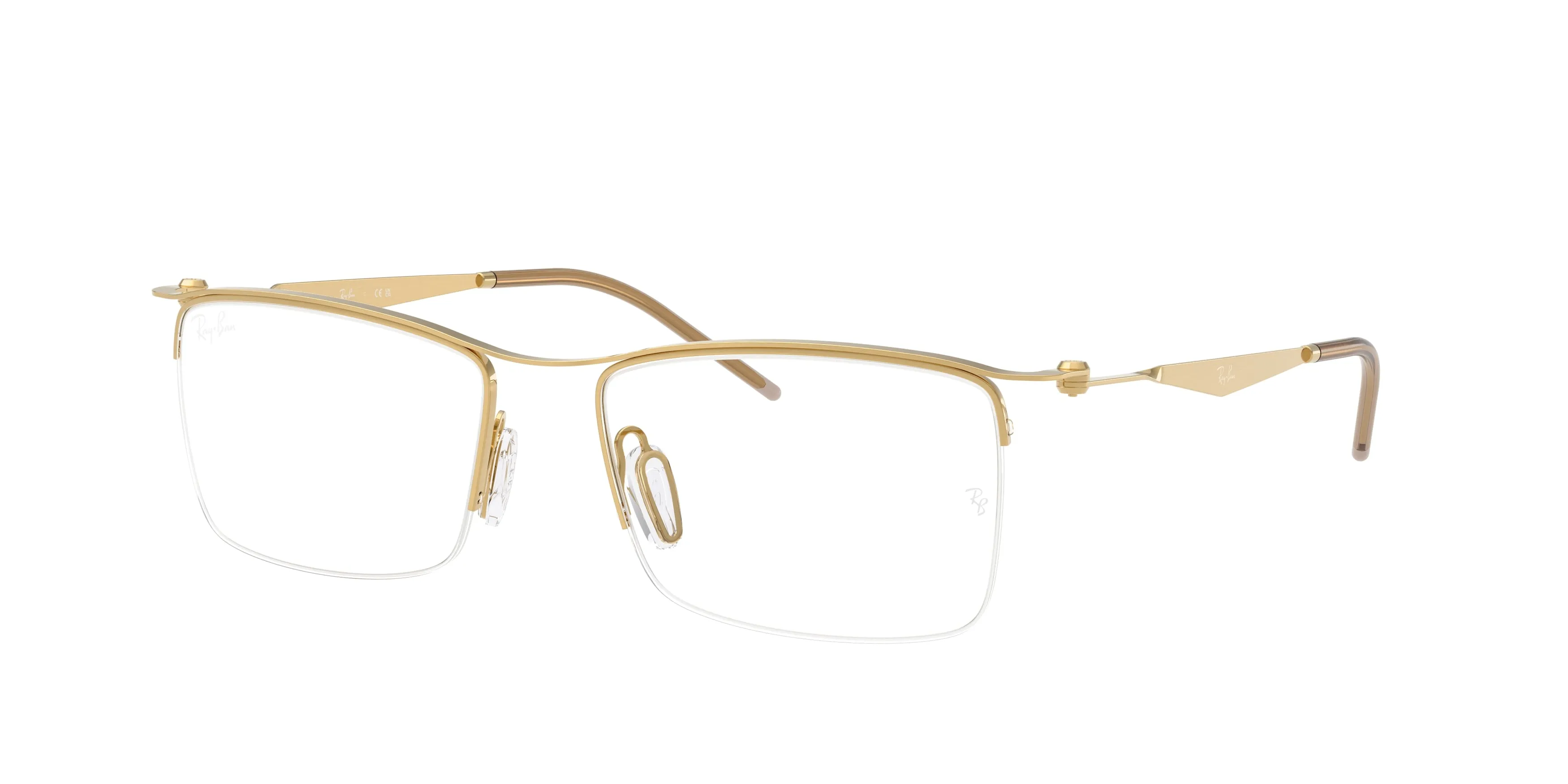 Ray - Ban RX7554 3218 Montature da vista Metallo Oro Squadrata Normale - immagine 1