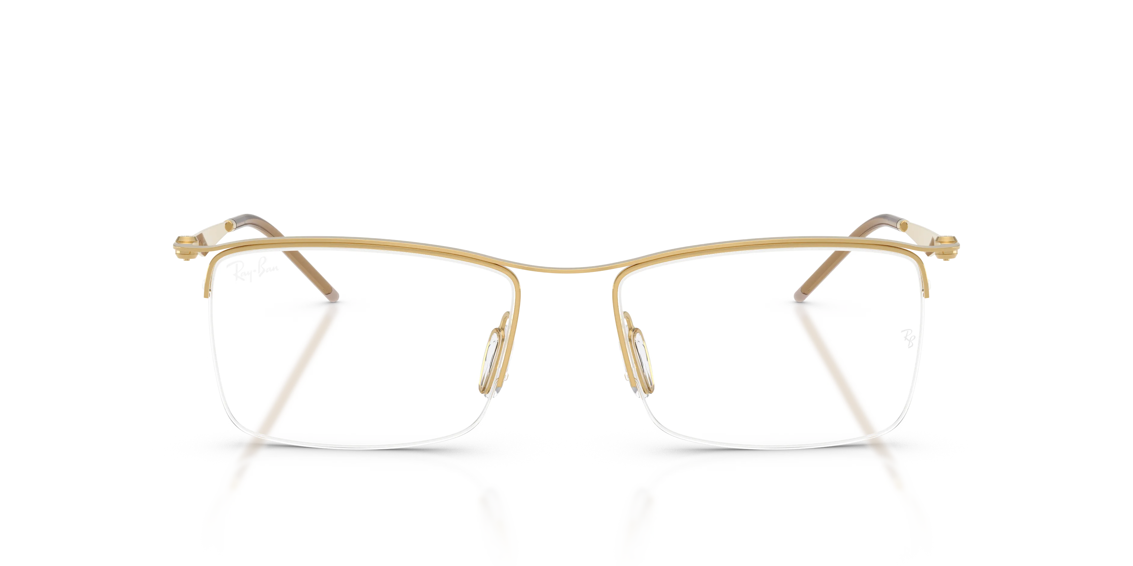 Ray - Ban RX7554 3218 Montature da vista Metallo Oro Squadrata Normale - immagine 3