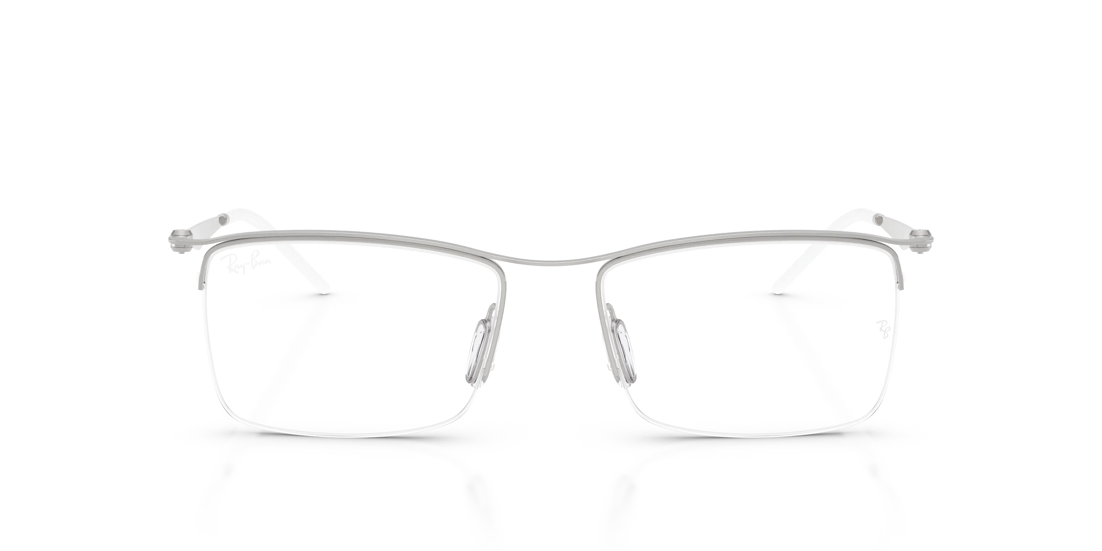 Ray - Ban RX7554 3216 Montature da vista Metallo Argento Squadrata Normale - immagine 3