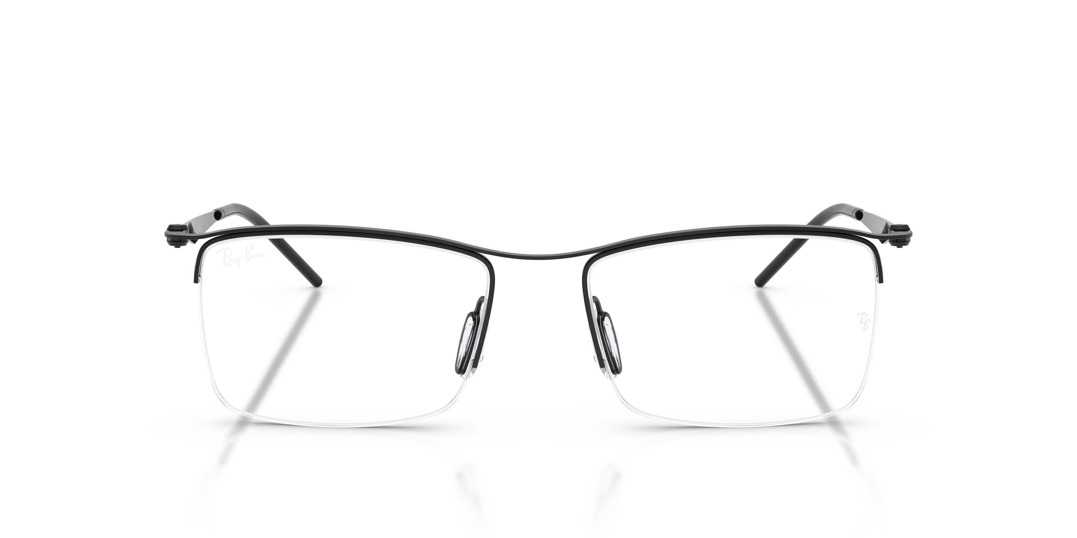 Ray - Ban RX7554 3215 Montature da vista Metallo Nero Squadrata Normale - immagine 3