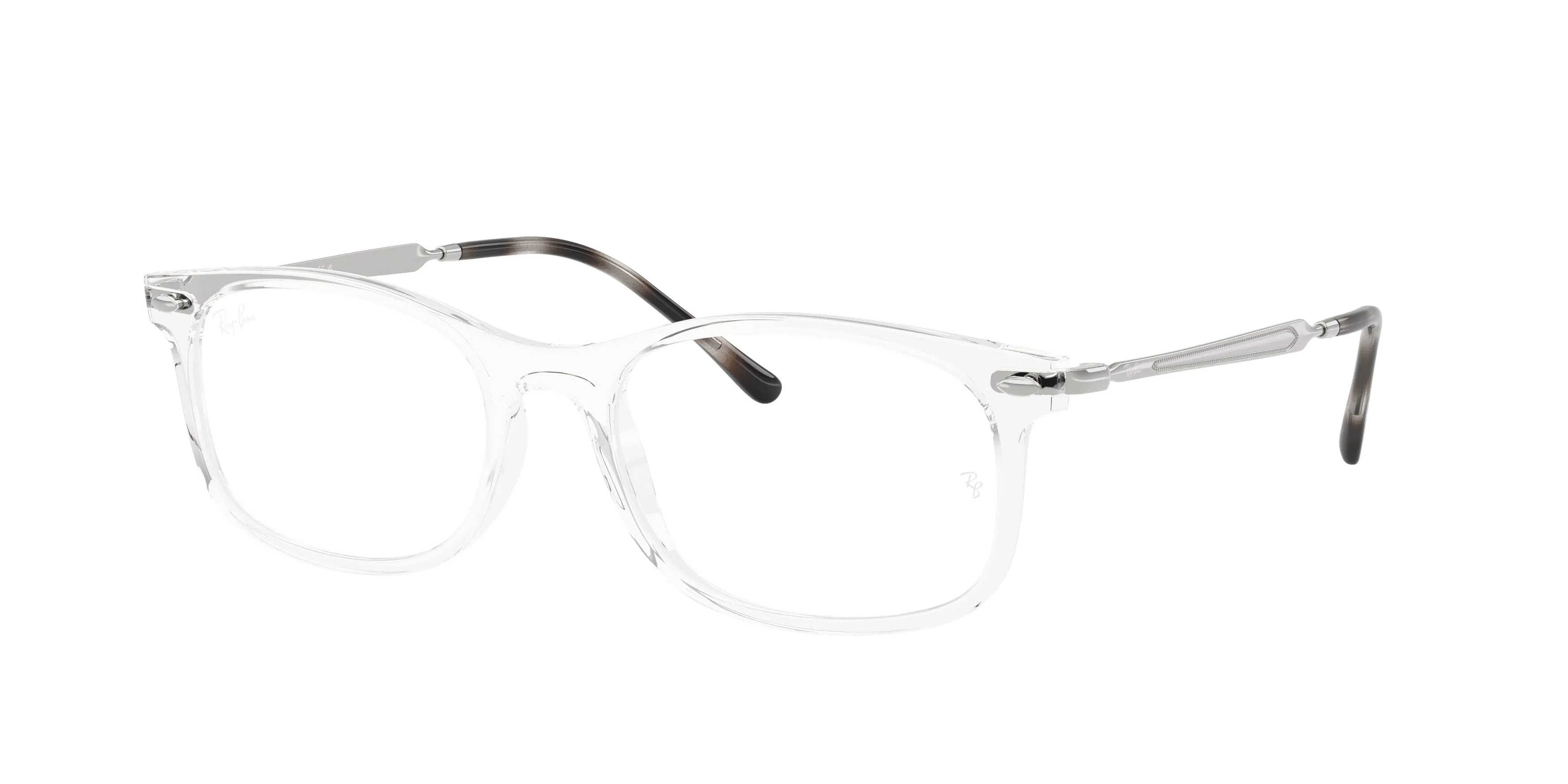 Ray - Ban RX7274 2001 Montature da vista Acetato Trasparente Pillow Normale - immagine 1