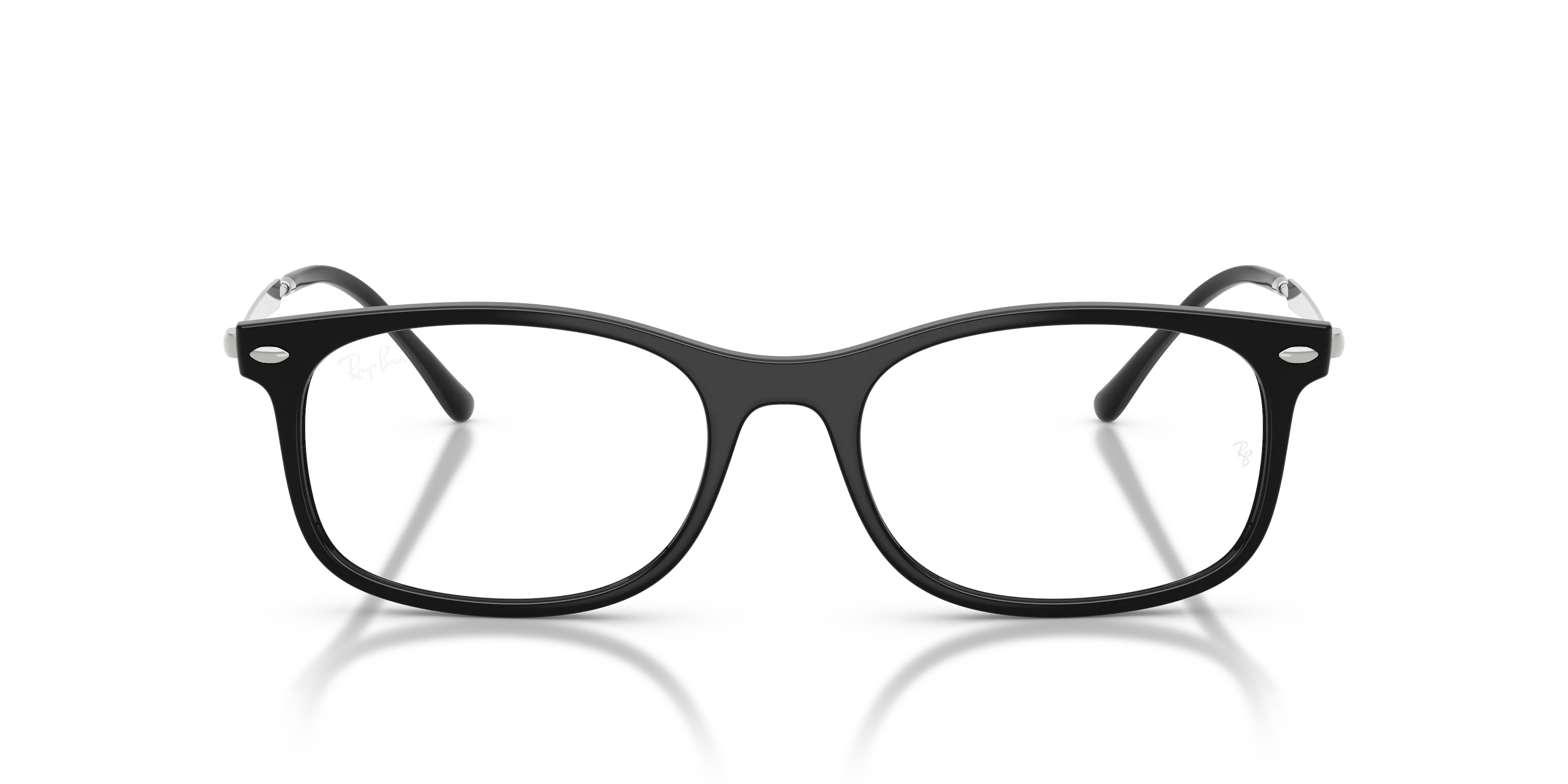 Ray - Ban RX7274 2000 Montature da vista Acetato Nero Pillow Normale - immagine 3