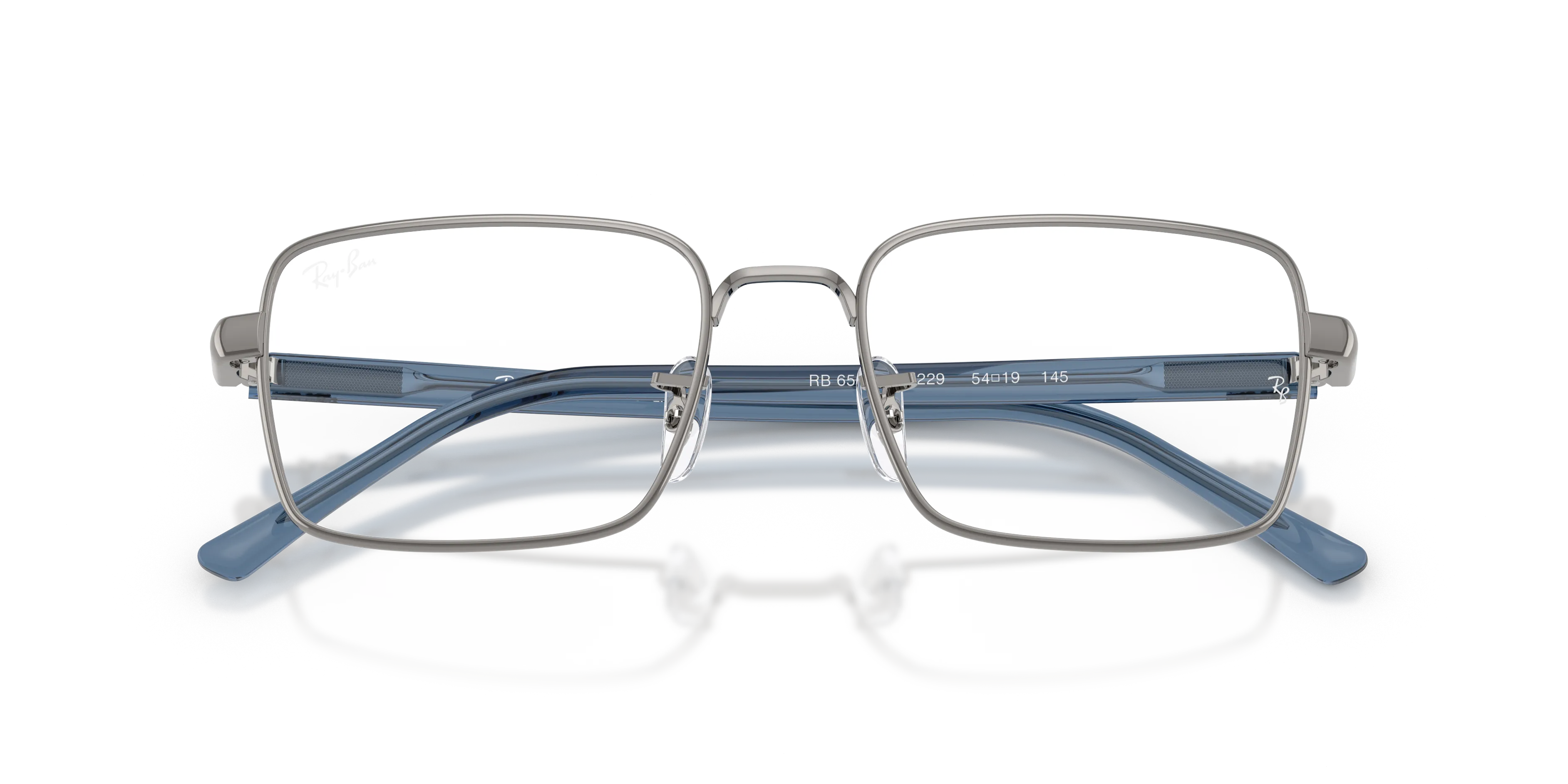 Ray - Ban RX6560 3229 Montature da vista Metallo Grigio Squadrata Normale - immagine 2