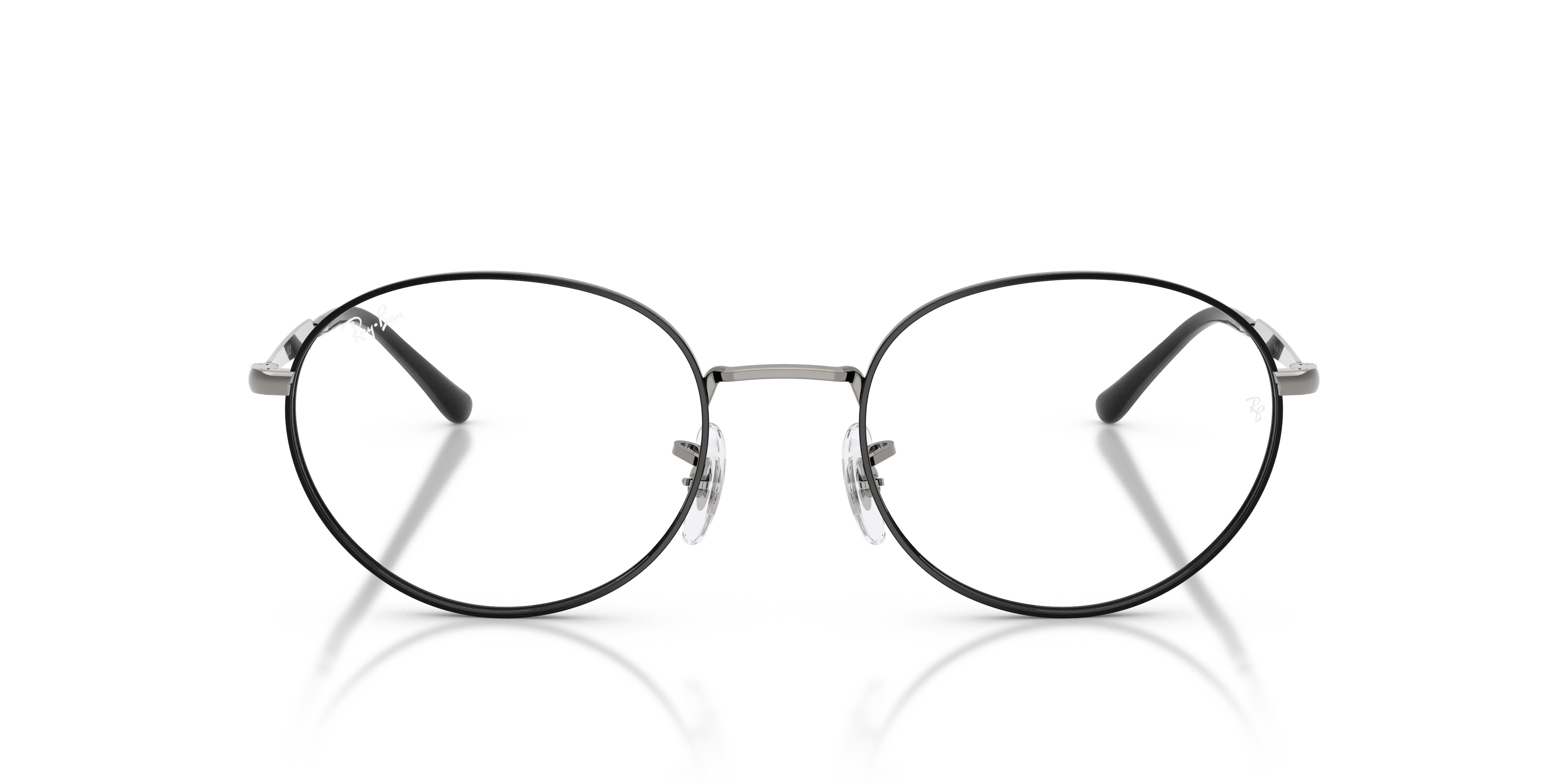 Ray - Ban RX6558 3179 Montature da vista Metallo Nero Rotonda Normale - immagine 3