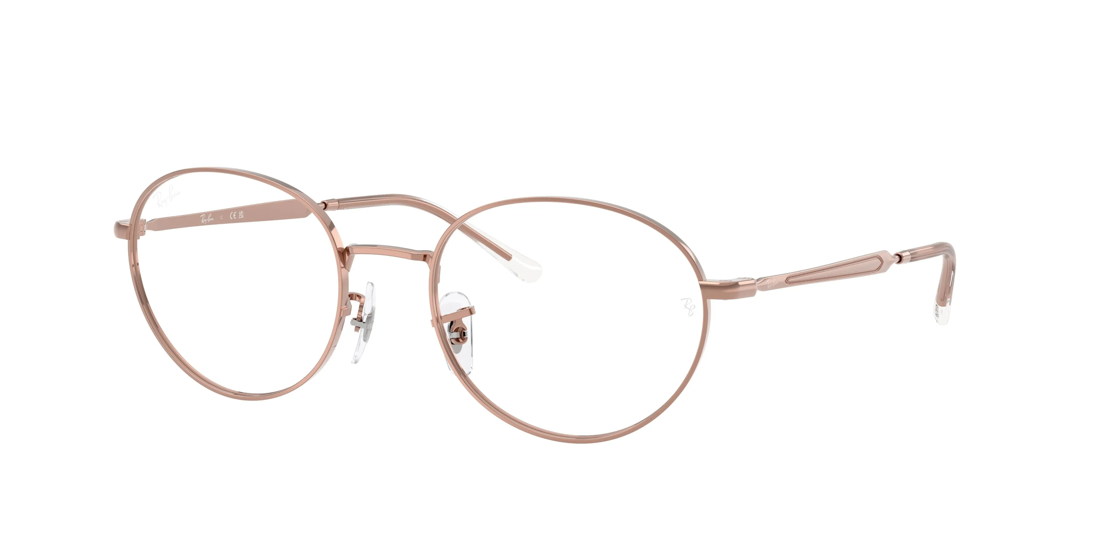 Ray - Ban RX6558 2943 Montature da vista Metallo Bronzo Rotonda Normale - immagine 1