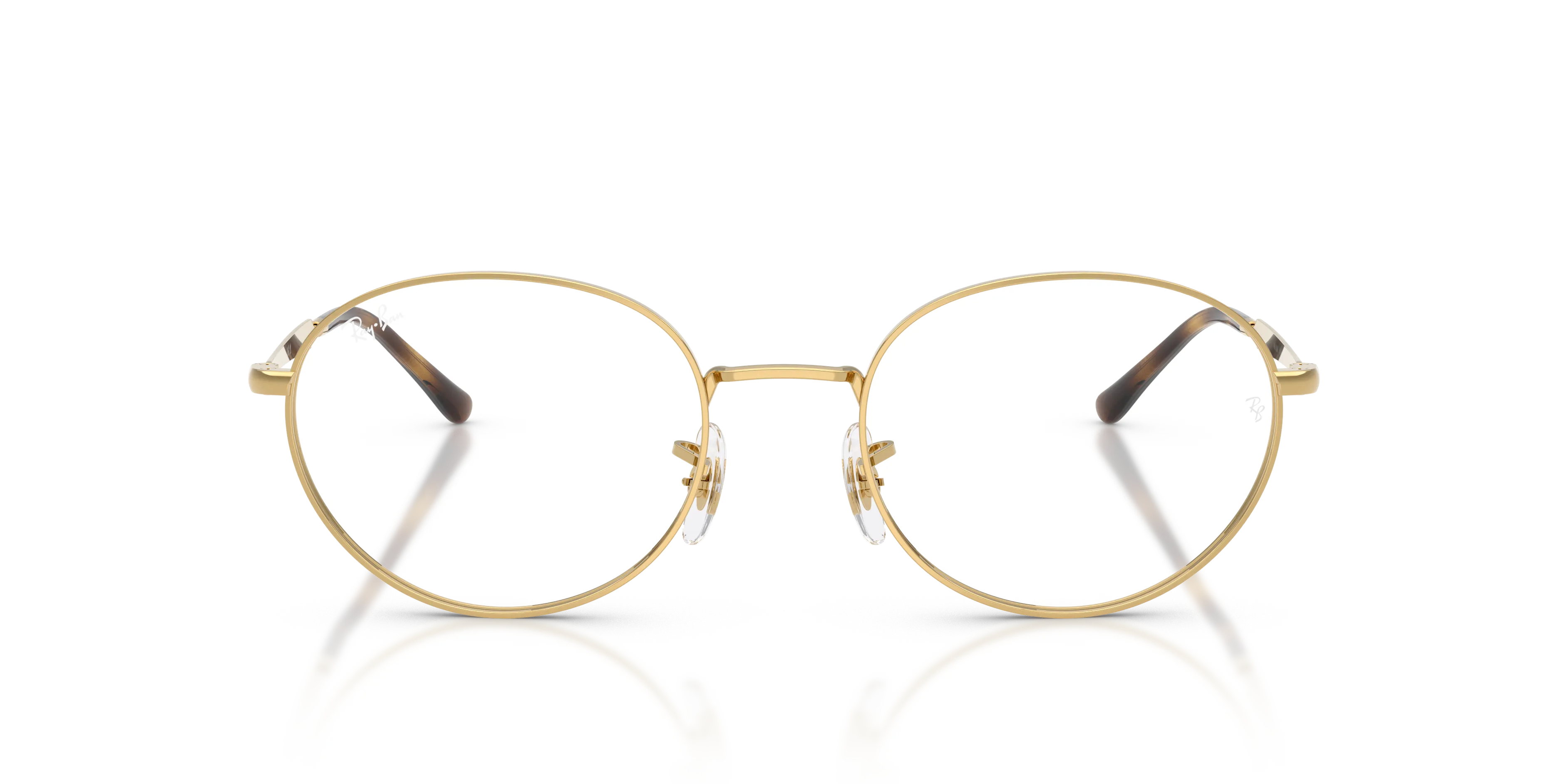 Ray - Ban RX6558 2500 Montature da vista Metallo Oro Rotonda Normale - immagine 3