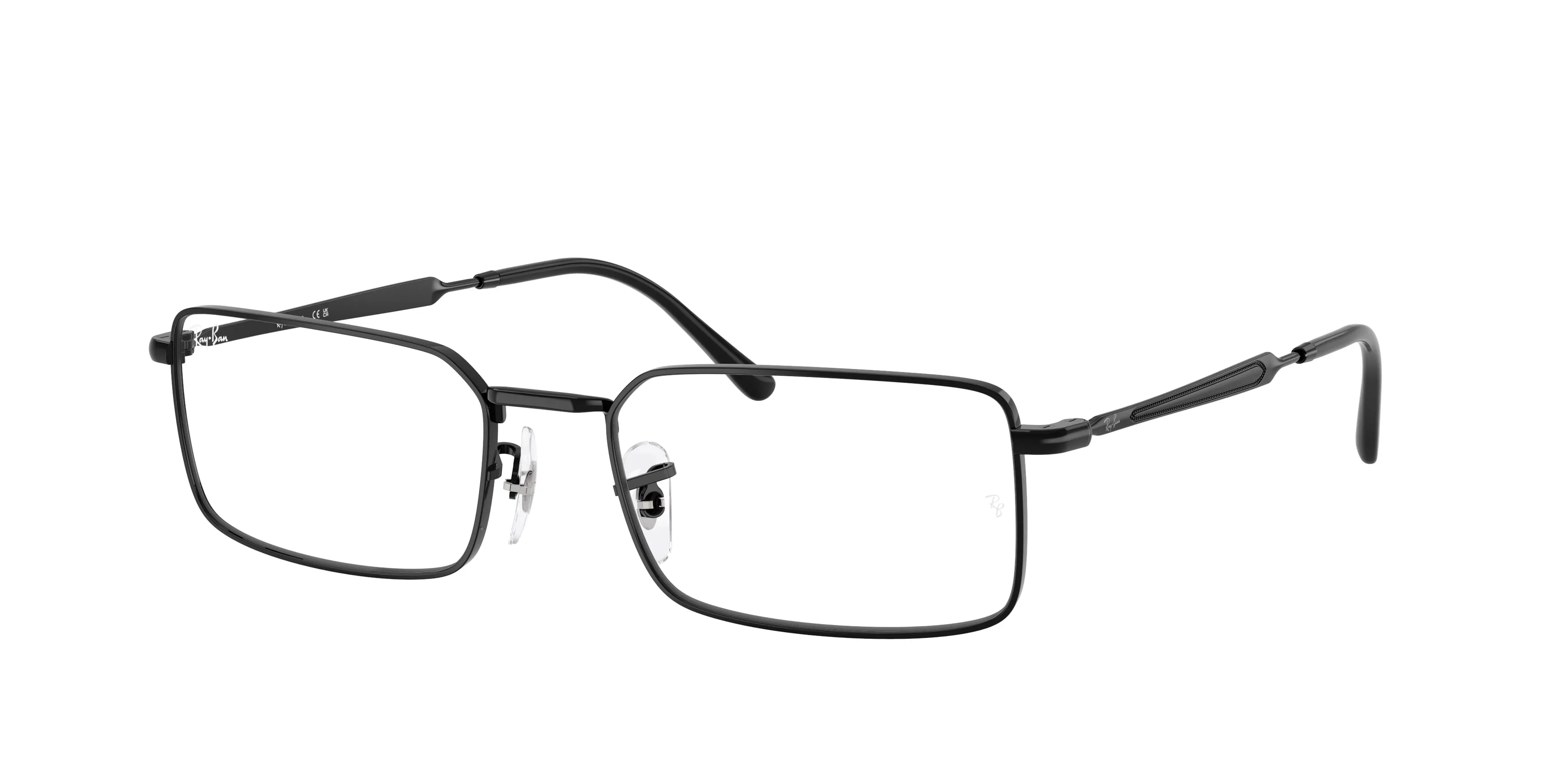Ray - Ban RX6557 2509 Montature da vista Metallo Nero Squadrata Normale - immagine 1