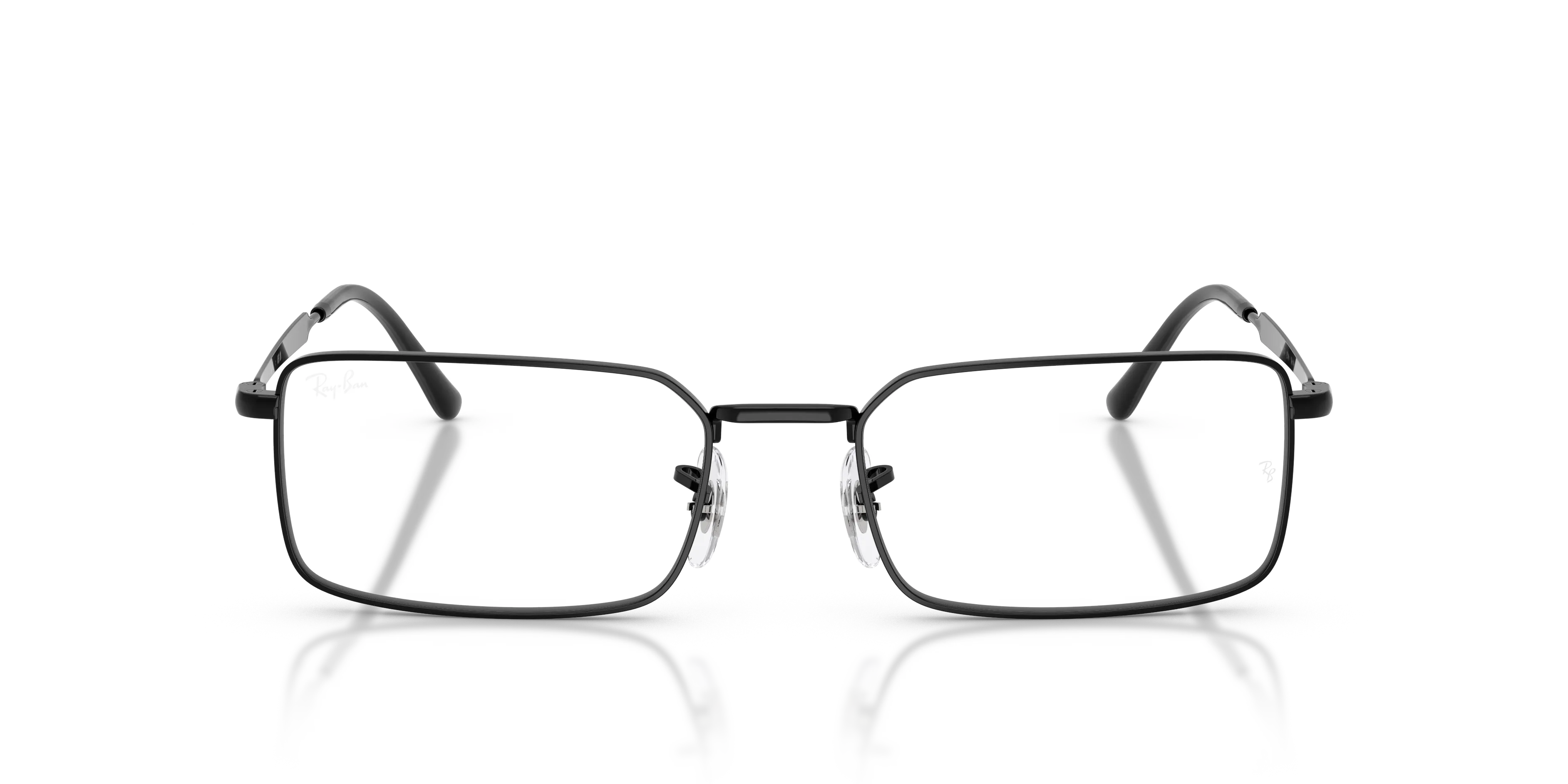 Ray - Ban RX6557 2509 Montature da vista Metallo Nero Squadrata Normale - immagine 3