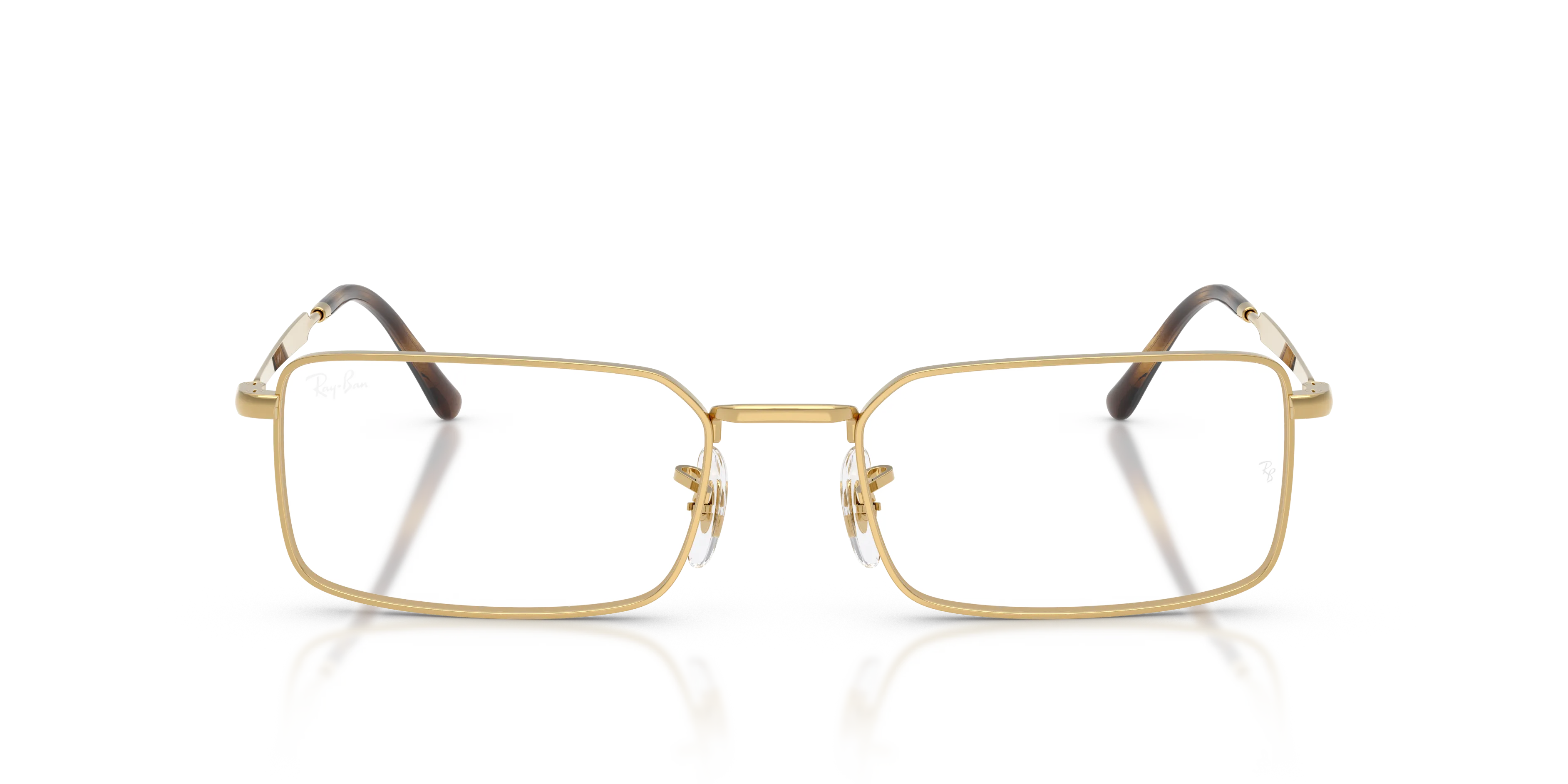 Ray - Ban RX6557 2500 Montature da vista Metallo Oro Squadrata Normale - immagine 3