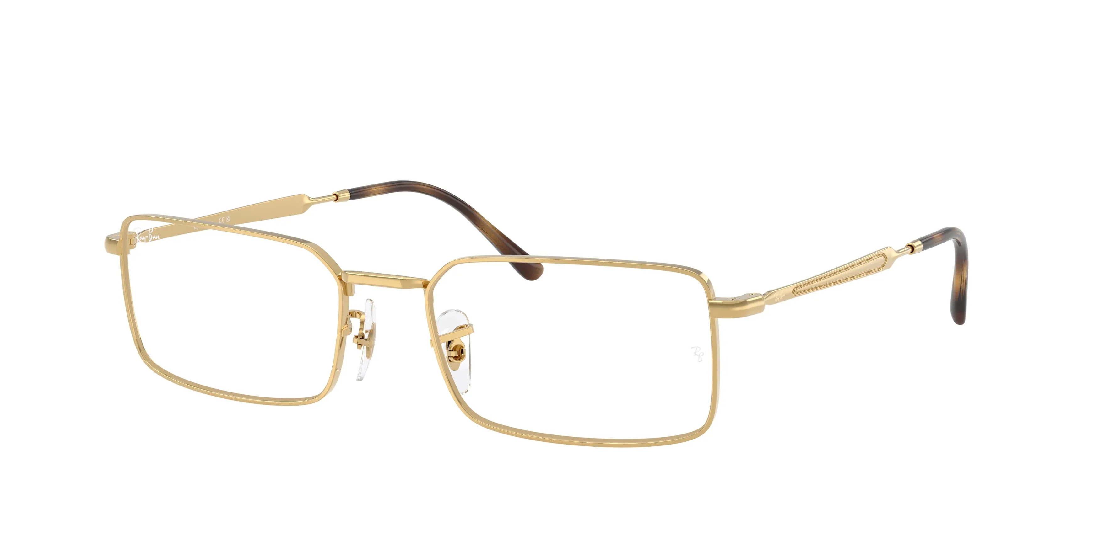 Ray - Ban RX6557 2500 Montature da vista Metallo Oro Squadrata Normale - immagine 1