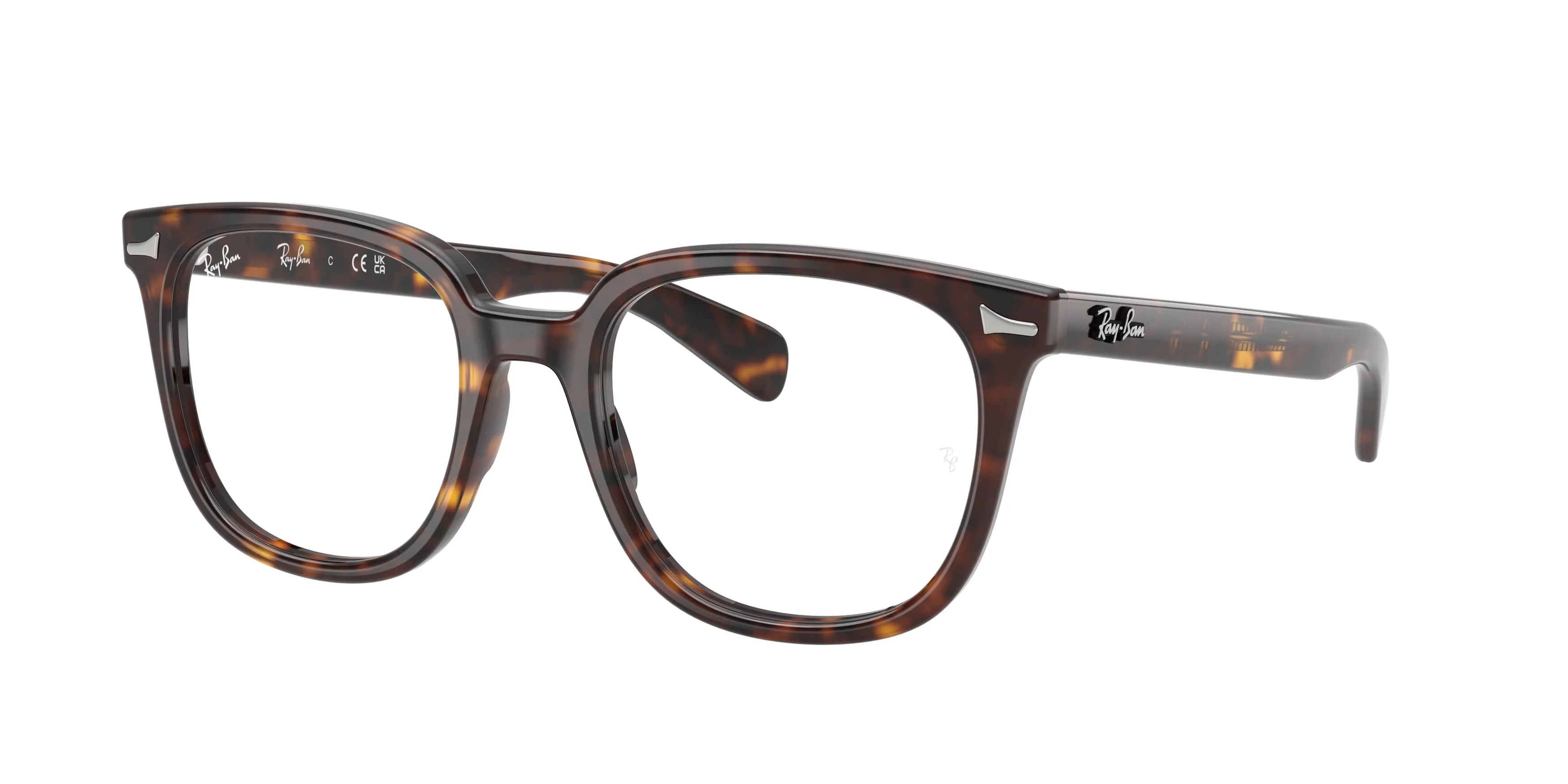 Ray - Ban RX5535 BRUNEL II 2012 Montature da vista Acetato Tartaruga Squadrata Normale - immagine 1