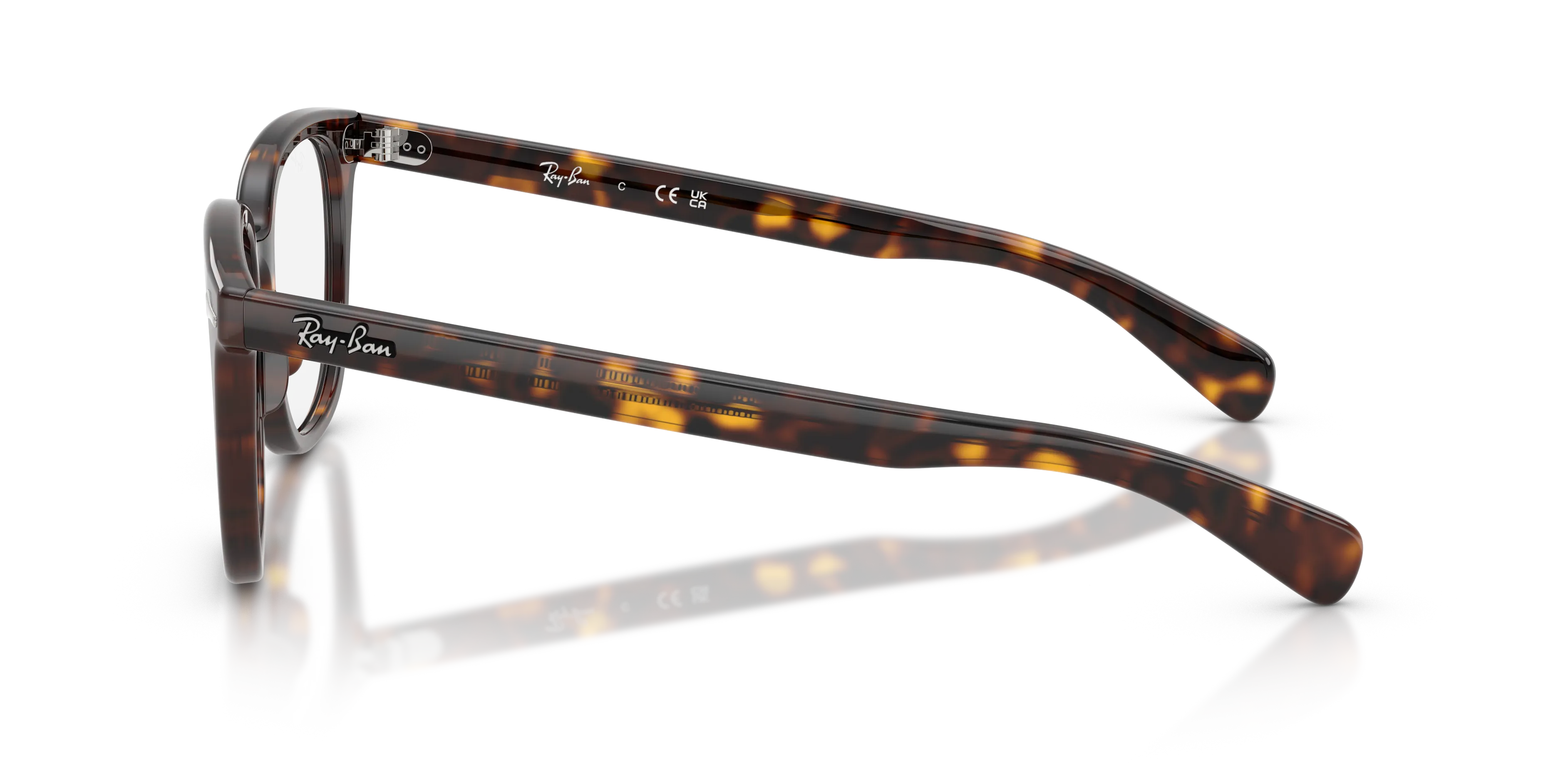 Ray - Ban RX5535 BRUNEL II 2012 Montature da vista Acetato Tartaruga Squadrata Normale - immagine 4