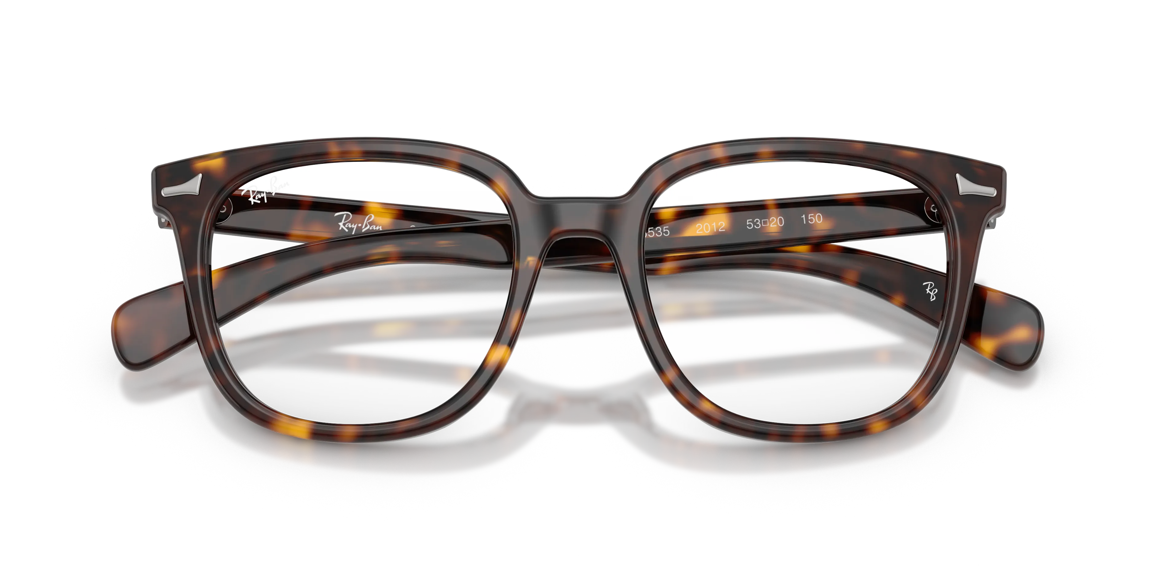 Ray - Ban RX5535 BRUNEL II 2012 Montature da vista Acetato Tartaruga Squadrata Normale - immagine 2