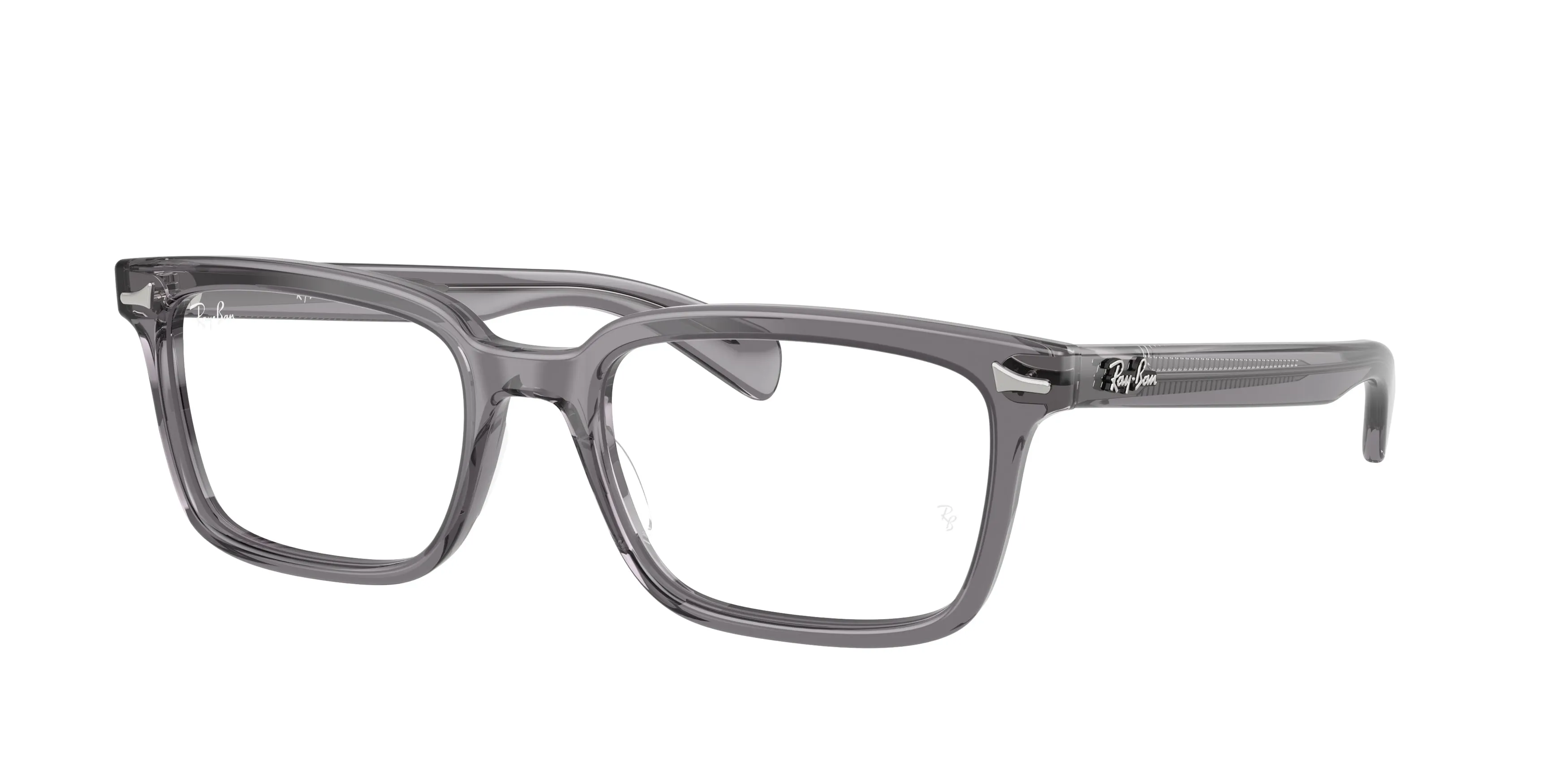 Ray - Ban RX5534 BRUNEL 8268 Montature da vista Acetato Grigio Squadrata Normale - immagine 1