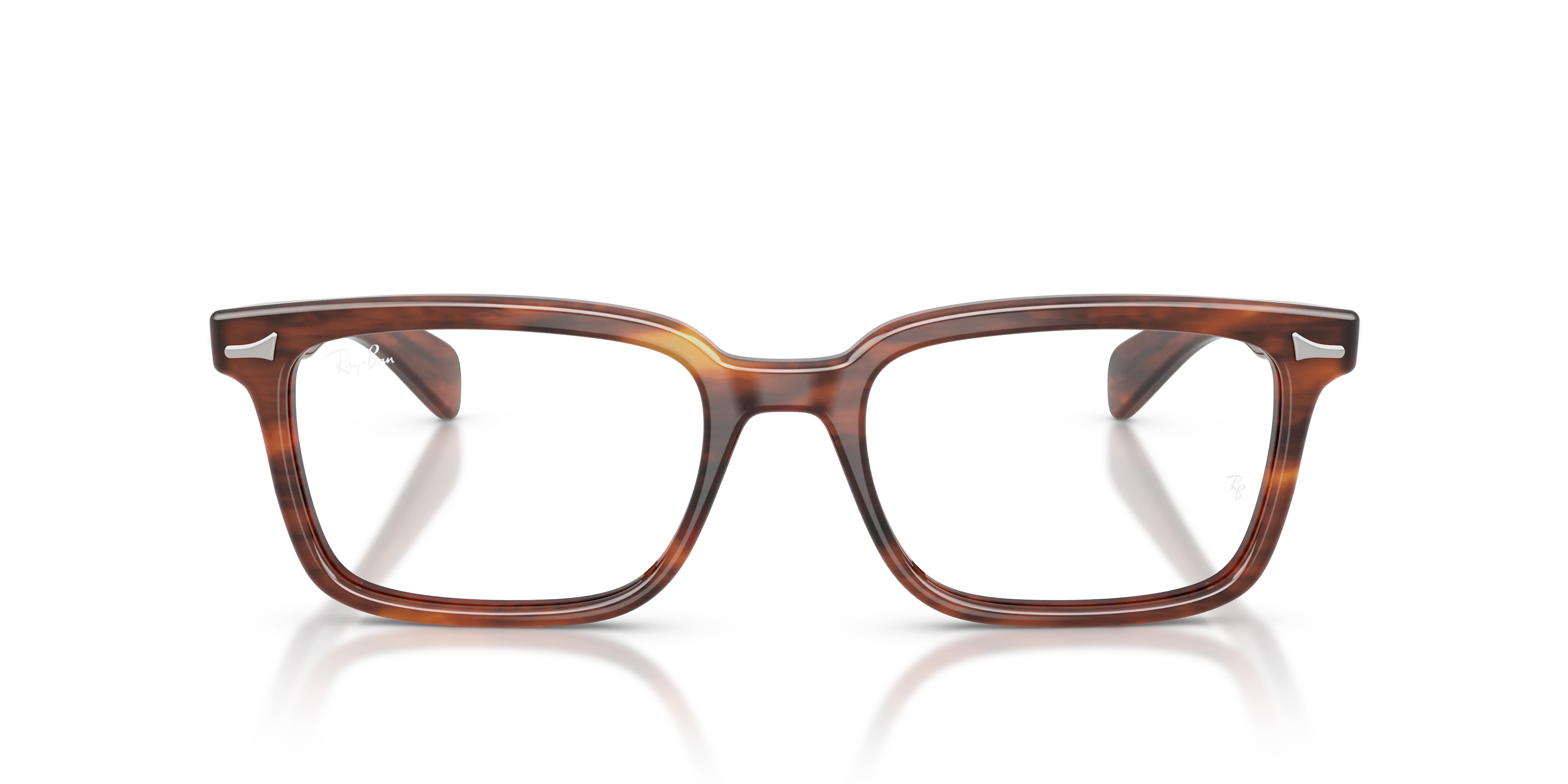 Ray - Ban RX5534 BRUNEL 2144 Montature da vista Acetato Marrone Squadrata Normale - immagine 3