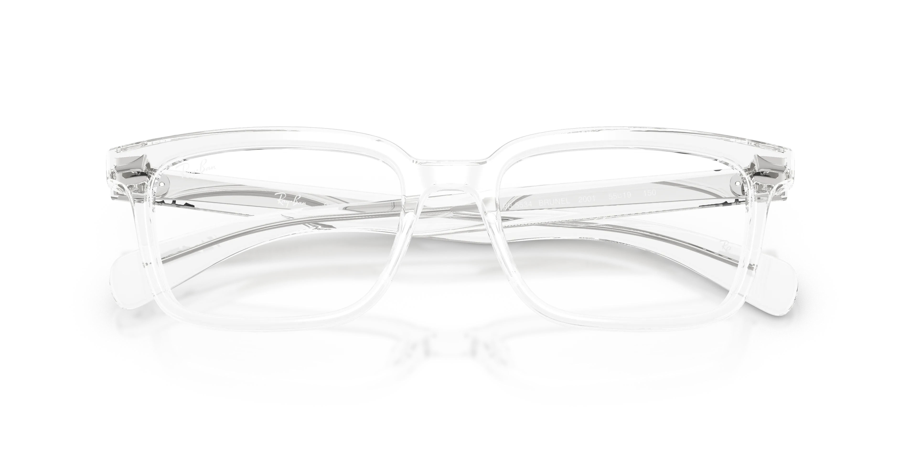 Ray - Ban RX5534 BRUNEL 2001 Montature da vista Acetato Trasparente Squadrata Normale - immagine 2