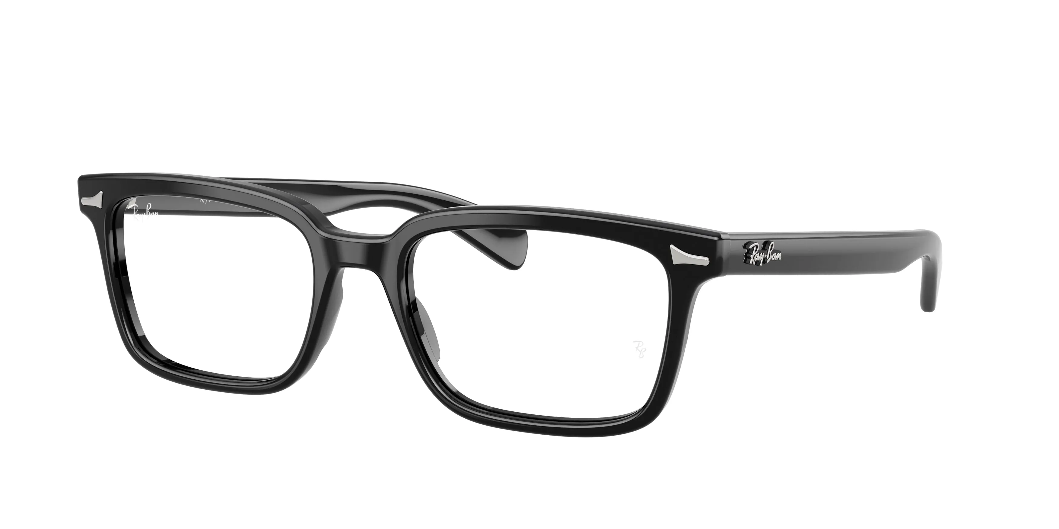 Ray - Ban RX5534 BRUNEL 2000 Montature da vista Acetato Nero Squadrata Normale - immagine 1