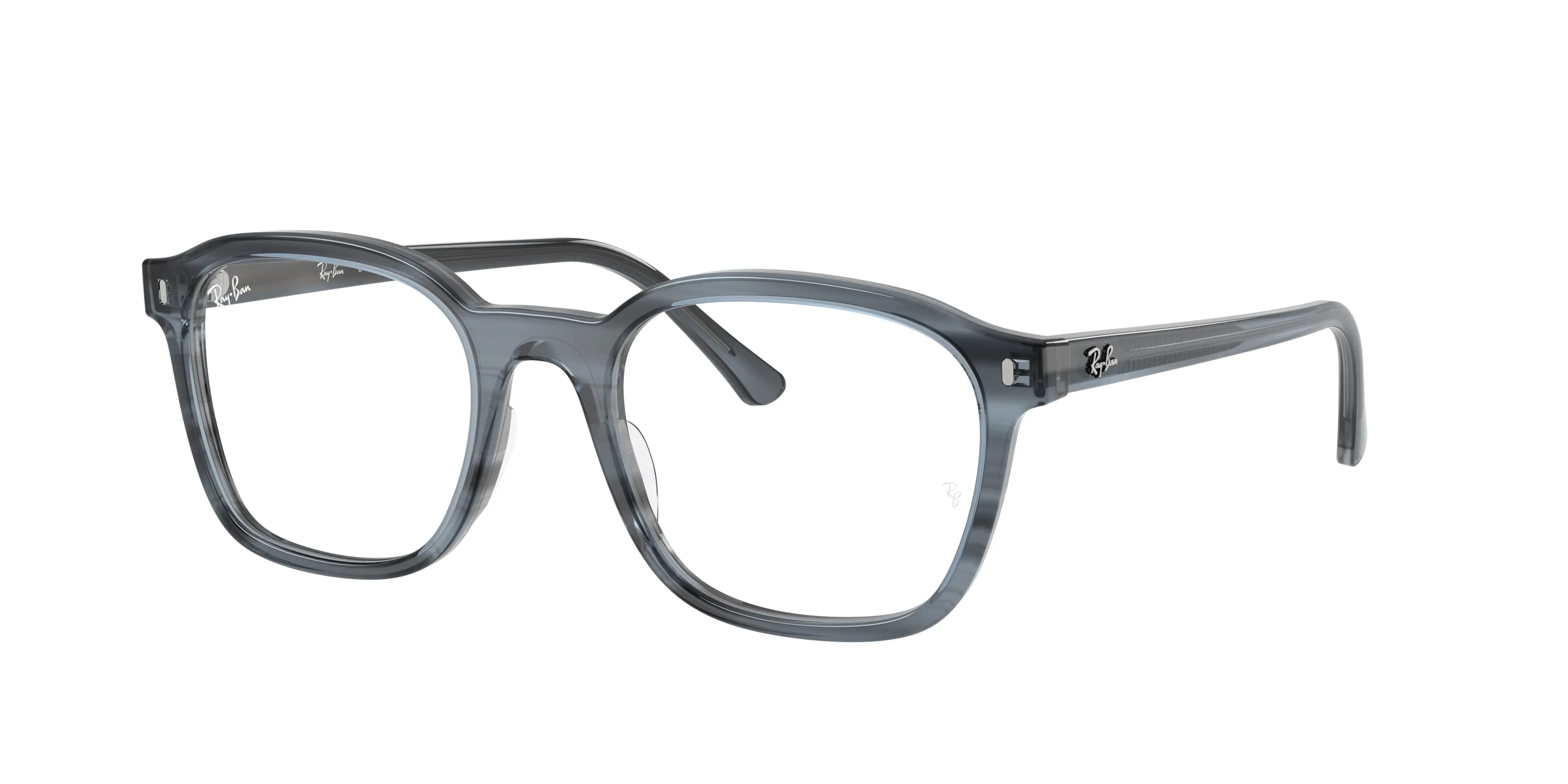 Ray - Ban RX5460 8456 Montature da vista Acetato Blu Squadrata Normale - immagine 1