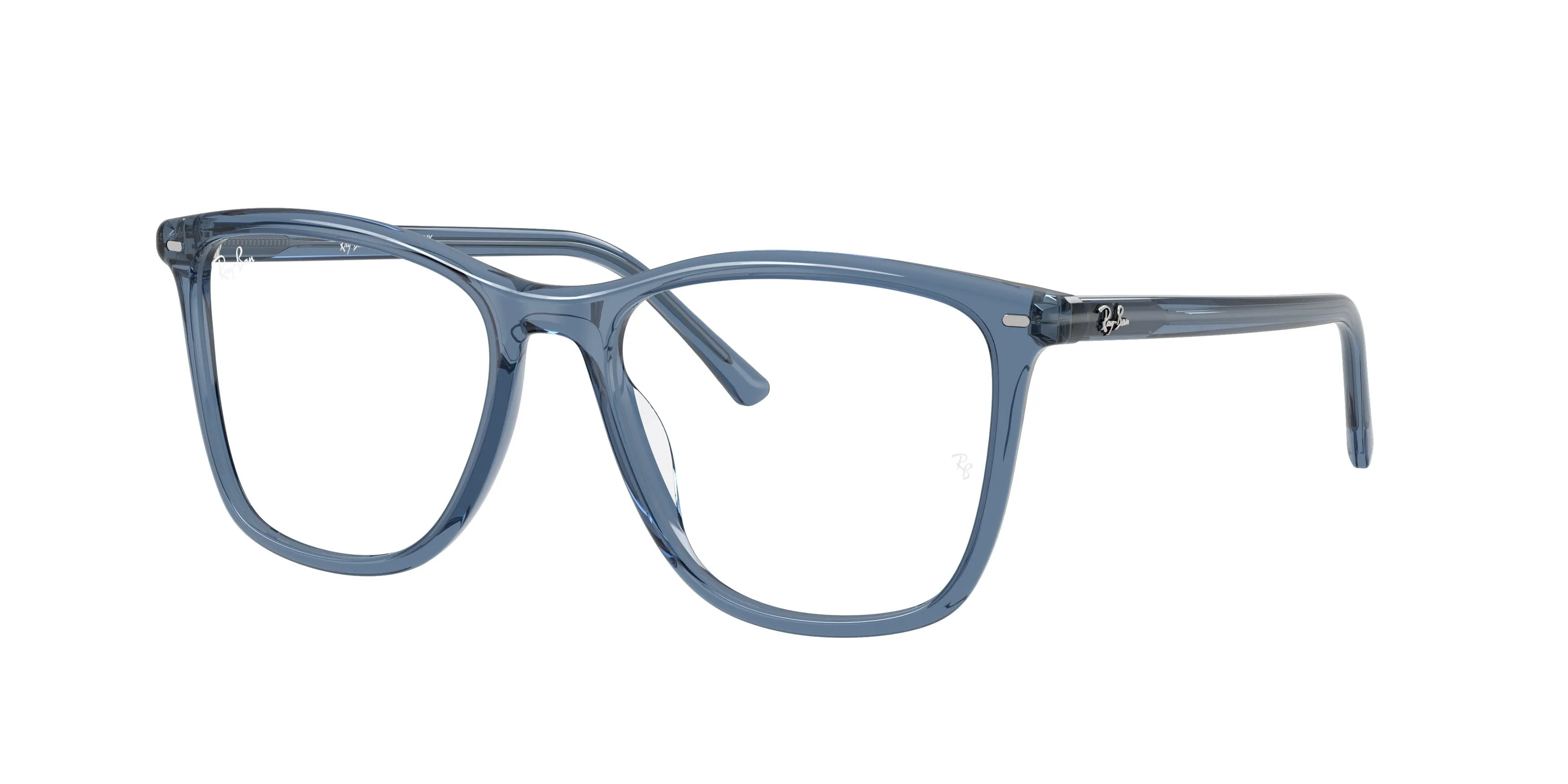 Ray - Ban RX5455 8223 Montature da vista Acetato Blu Squadrata Normale - immagine 1