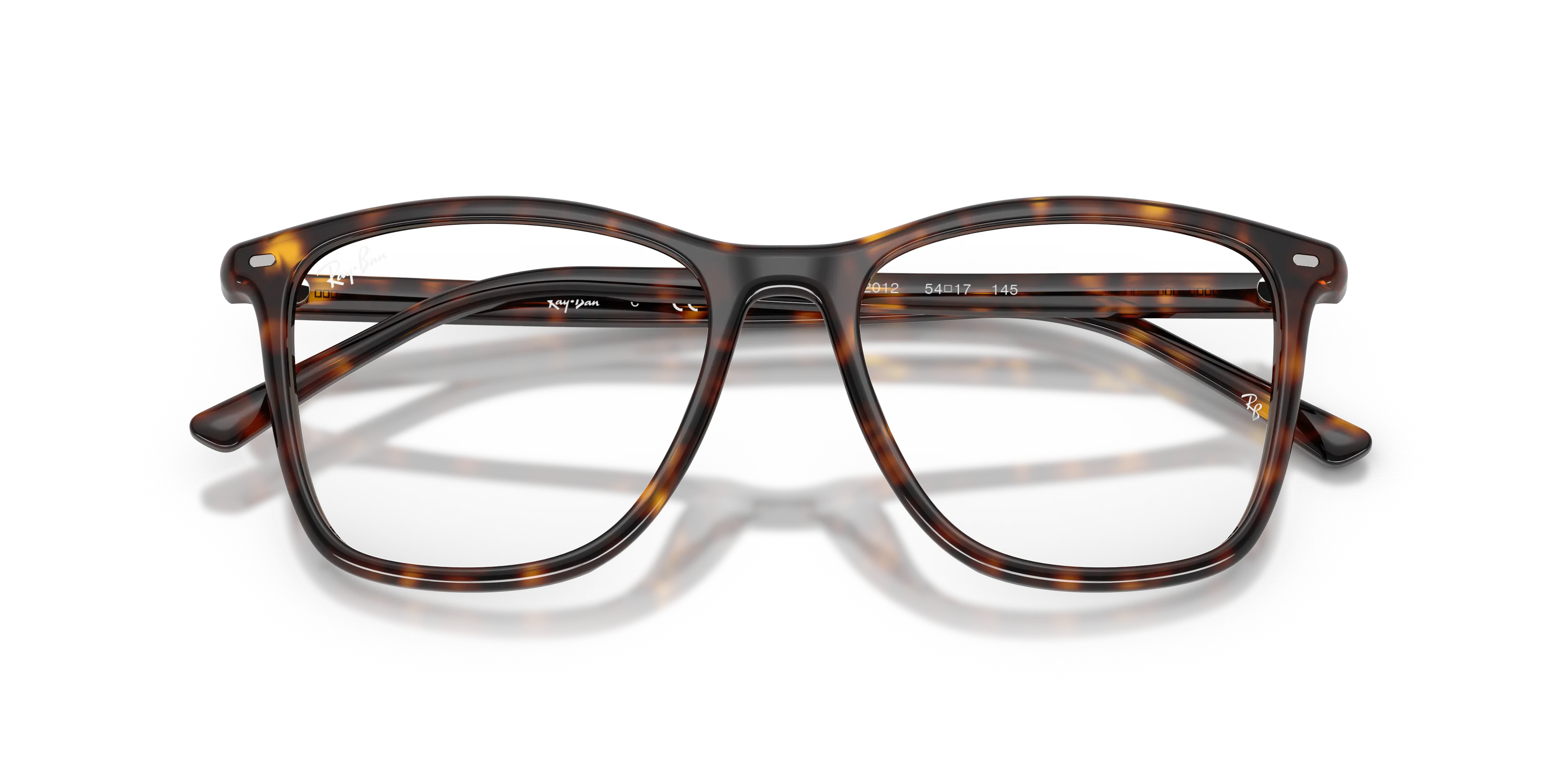 Ray - Ban RX5455 2012 Montature da vista Acetato Tartaruga Squadrata Normale - immagine 2