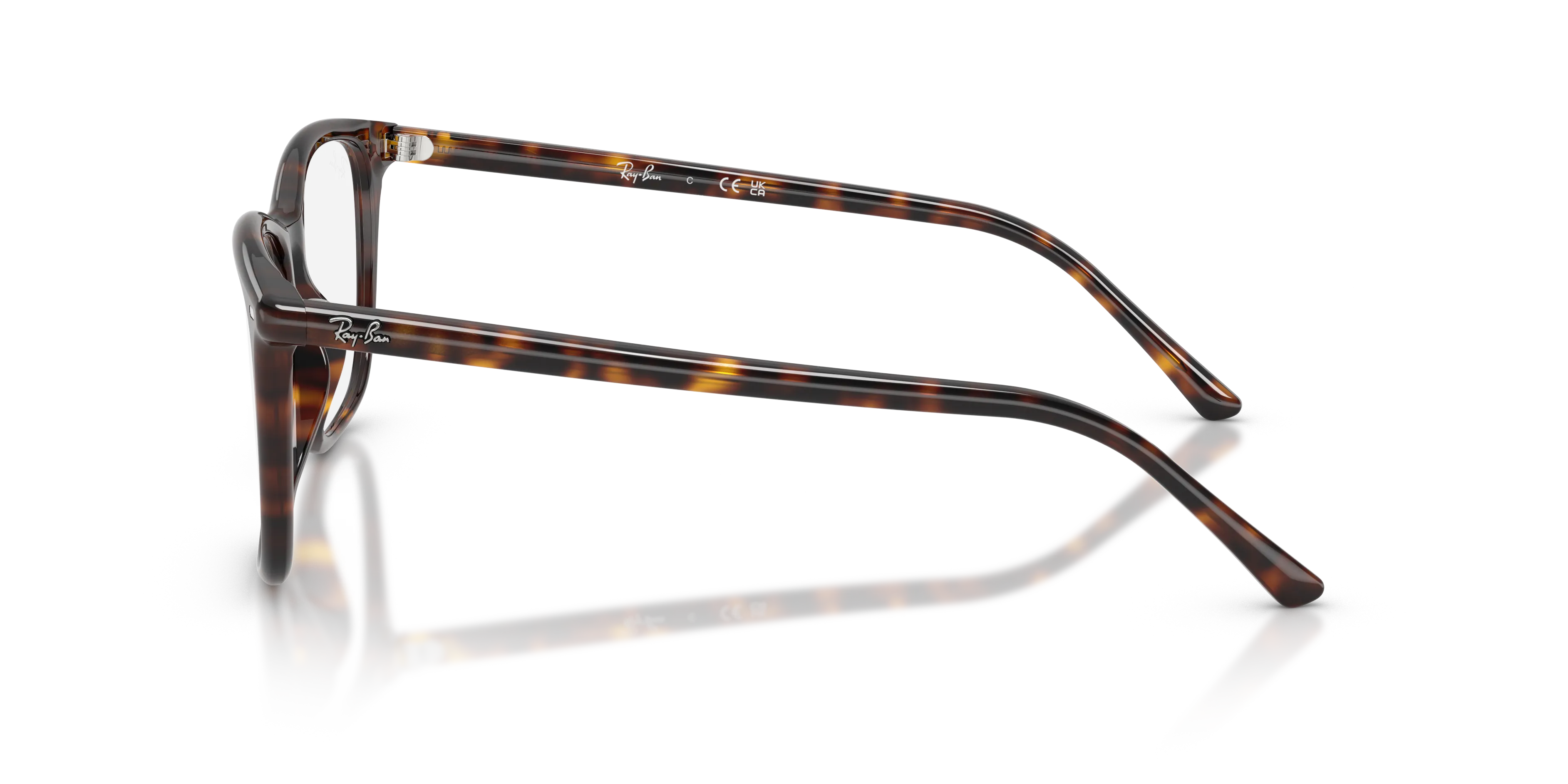 Ray - Ban RX5455 2012 Montature da vista Acetato Tartaruga Squadrata Normale - immagine 4