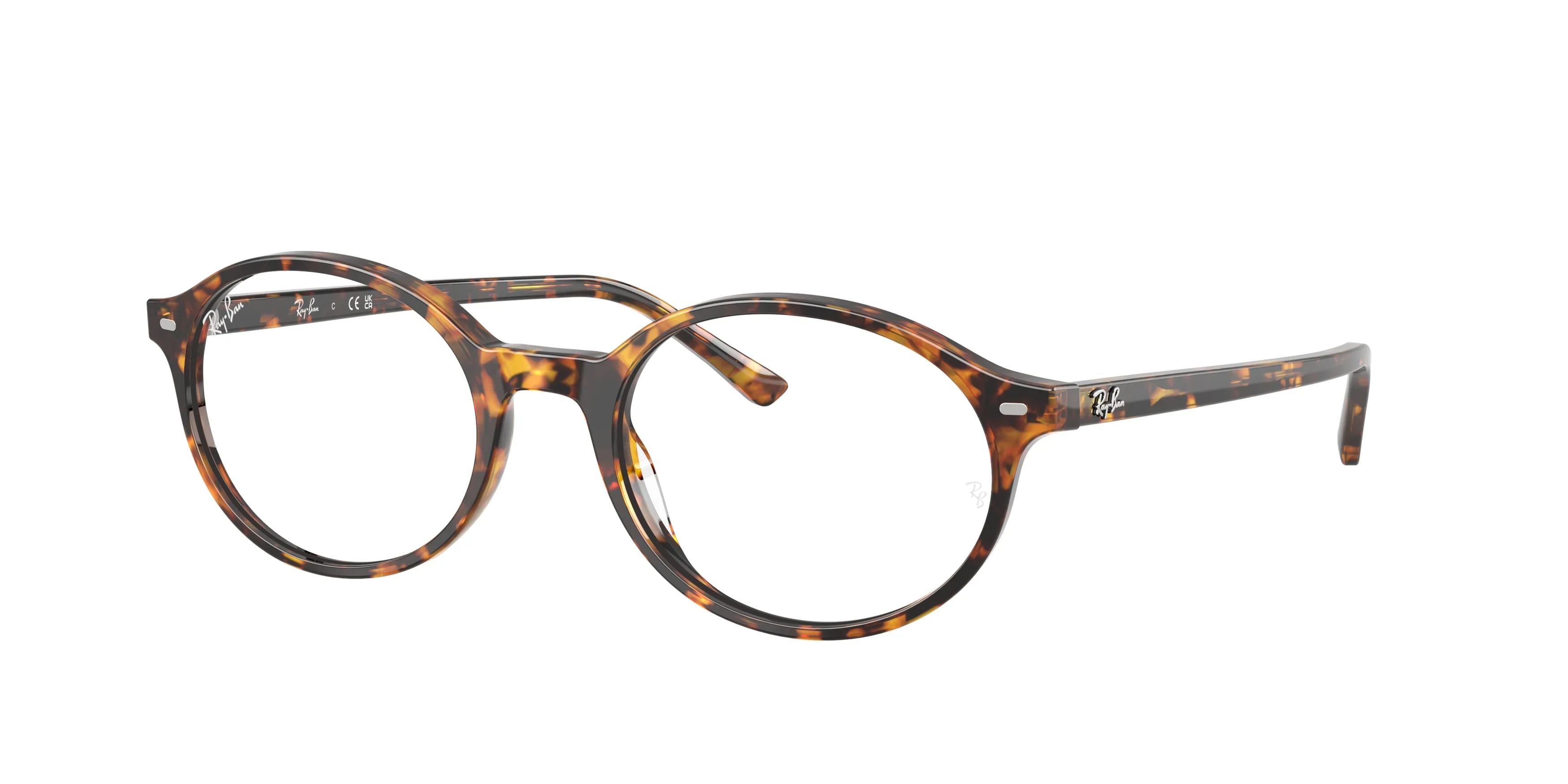 Ray - Ban RX5429 GERMAN 8536 Montature da vista Acetato Tartaruga Rotonda Normale - immagine 1